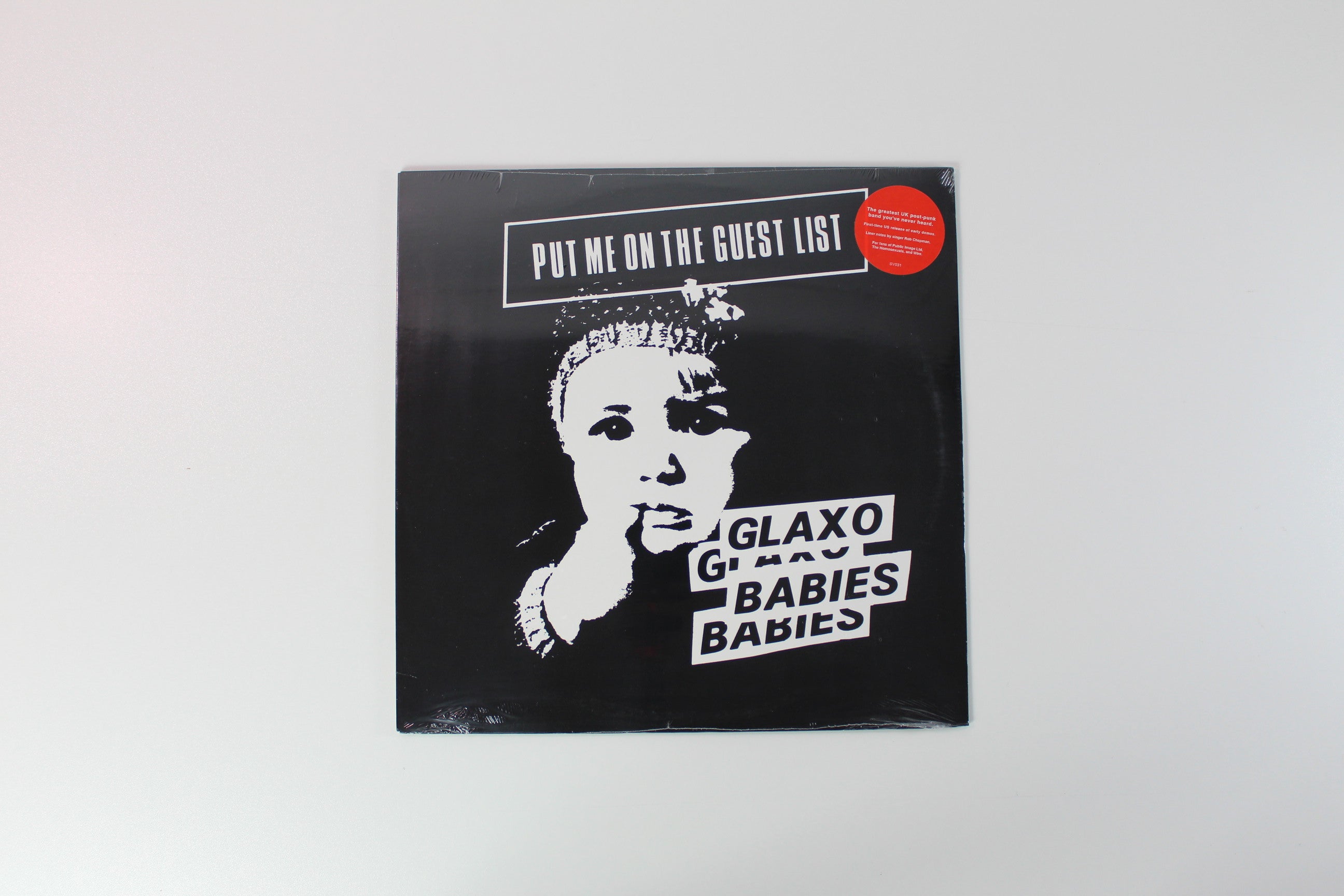 Glaxo Babies - Put Me On The Guest List Reissue on Superior Viaduct Sealed