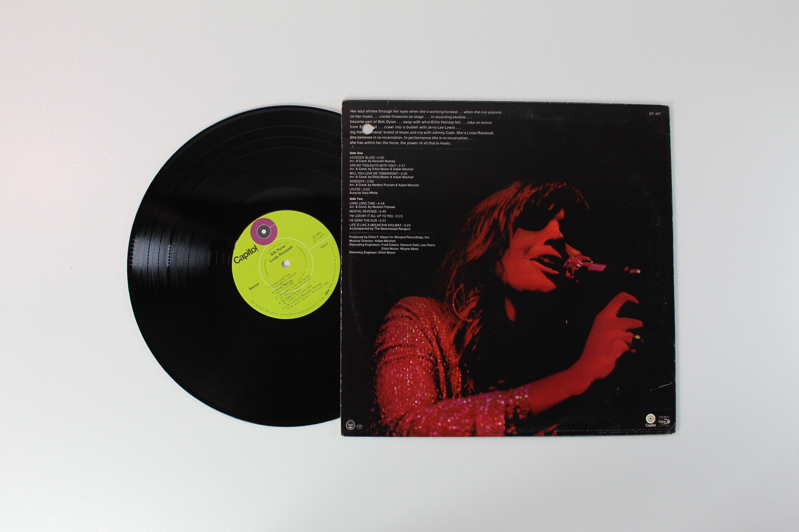 Linda Ronstadt - Silk Purse on Capitol Records