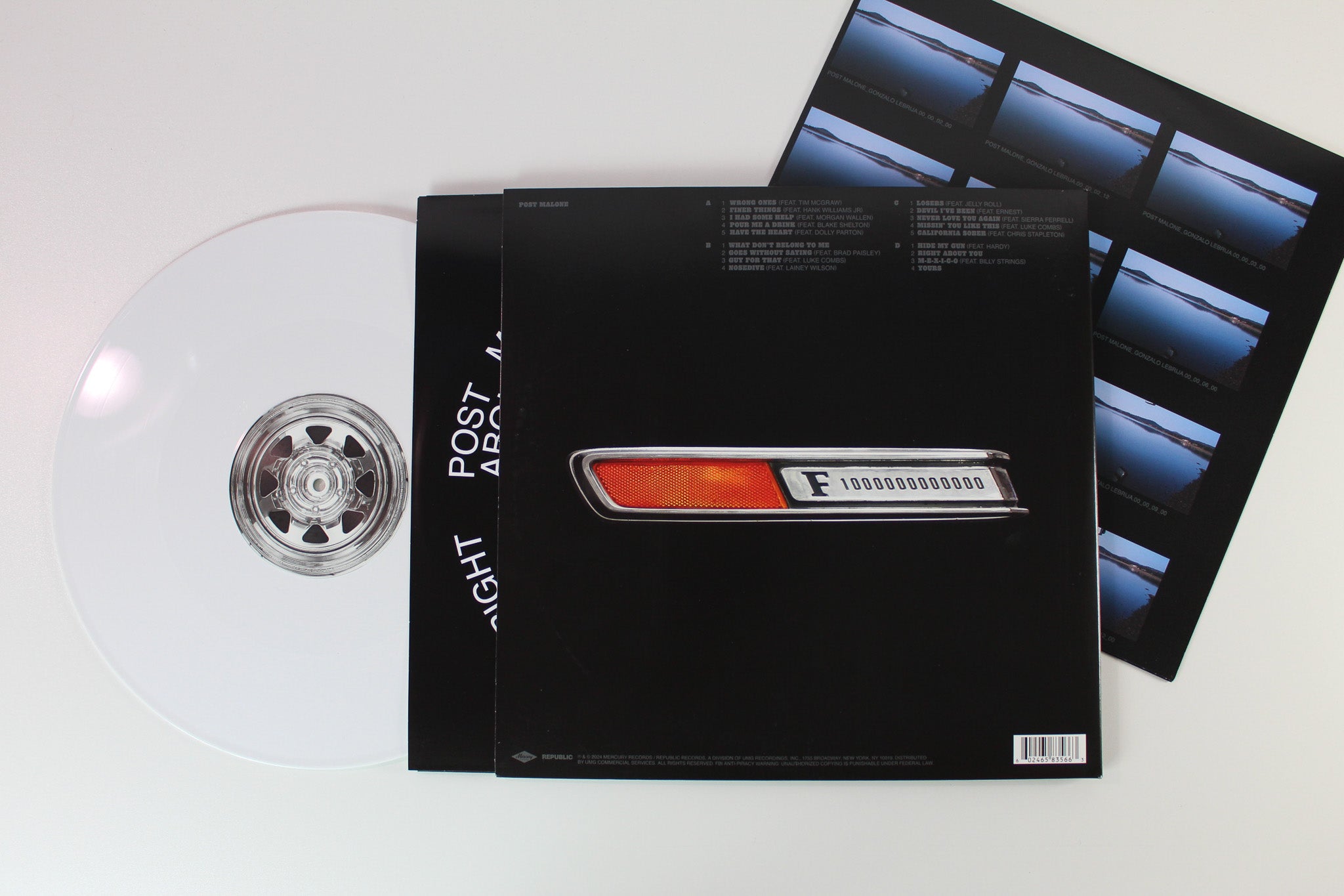 Post Malone - F-1 Trillion on Mercury - White Vinyl