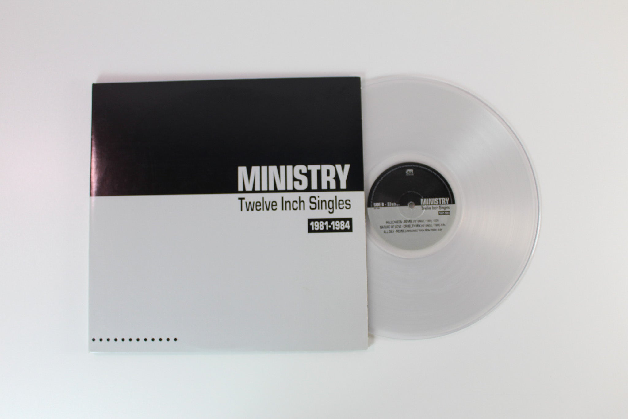 Ministry - Twelve Inch Singles (1981-1984) on Cleopatra - Clear Vinyl