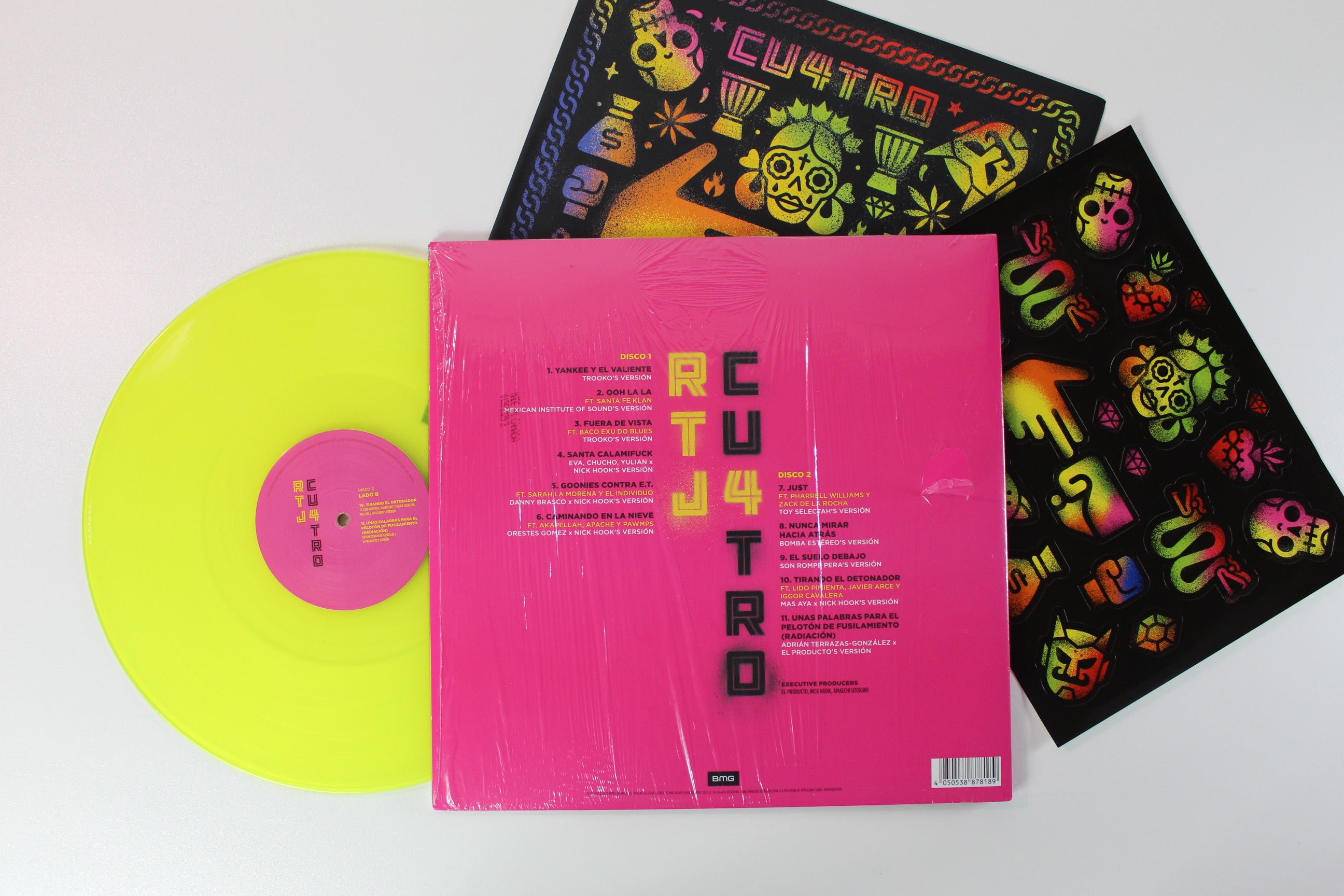 Run The Jewels - RTJ Cu4tro Yellow Translucent Vinyl on BMG