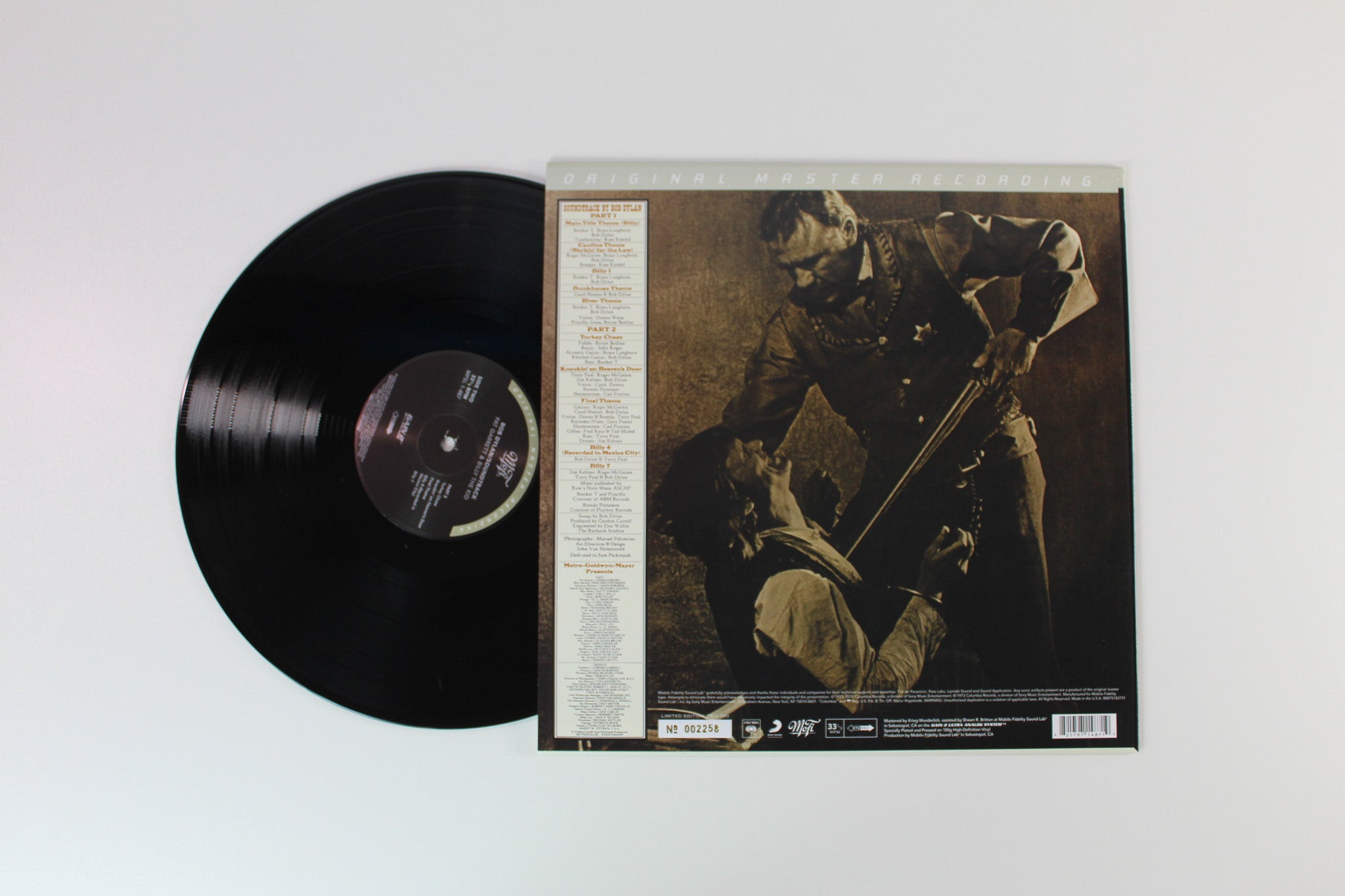 Bob Dylan - Pat Garrett & Billy The Kid (Soundtrack) on Mobile Fidelity Sound Lab