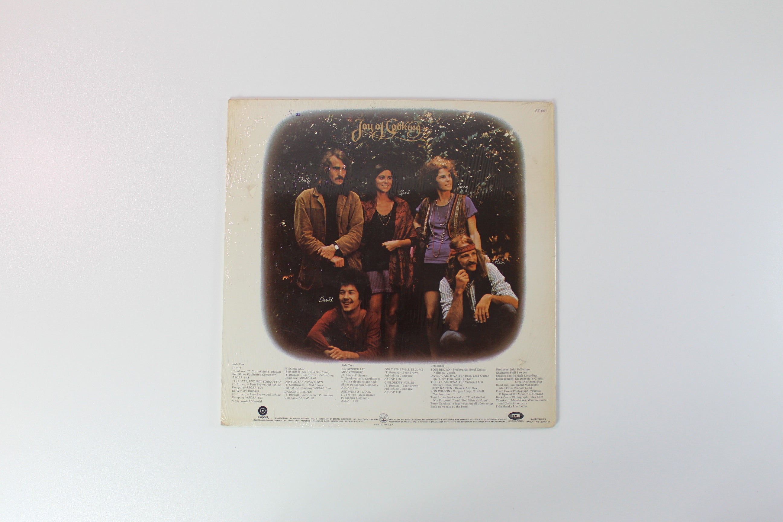 Joy Of Cooking - Joy Of Cooking on Capitol Records Sealed