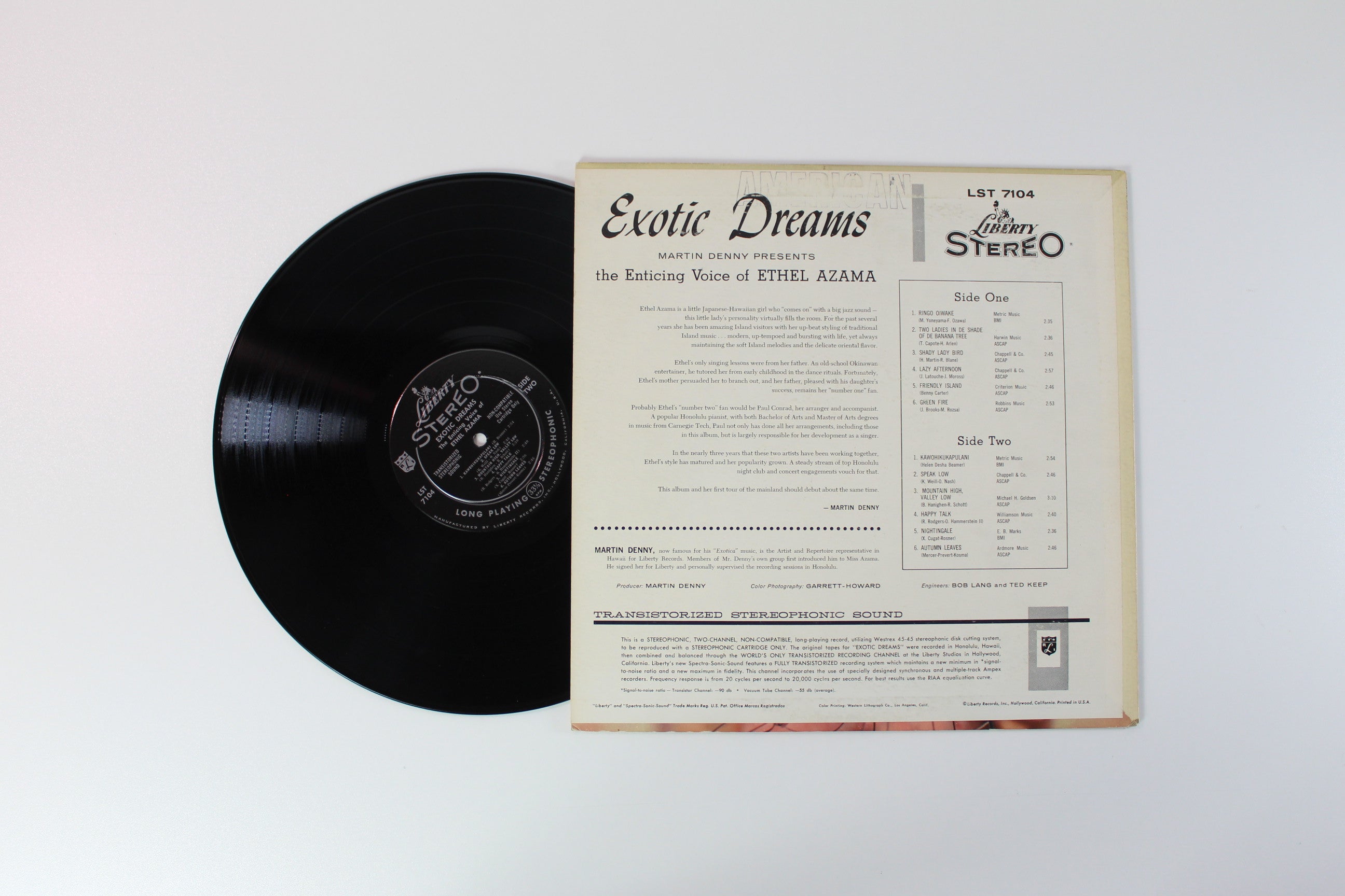 Ethel Azama - Exotic Dreams (The Enticing Voice Of Ethel Azama) on Liberty