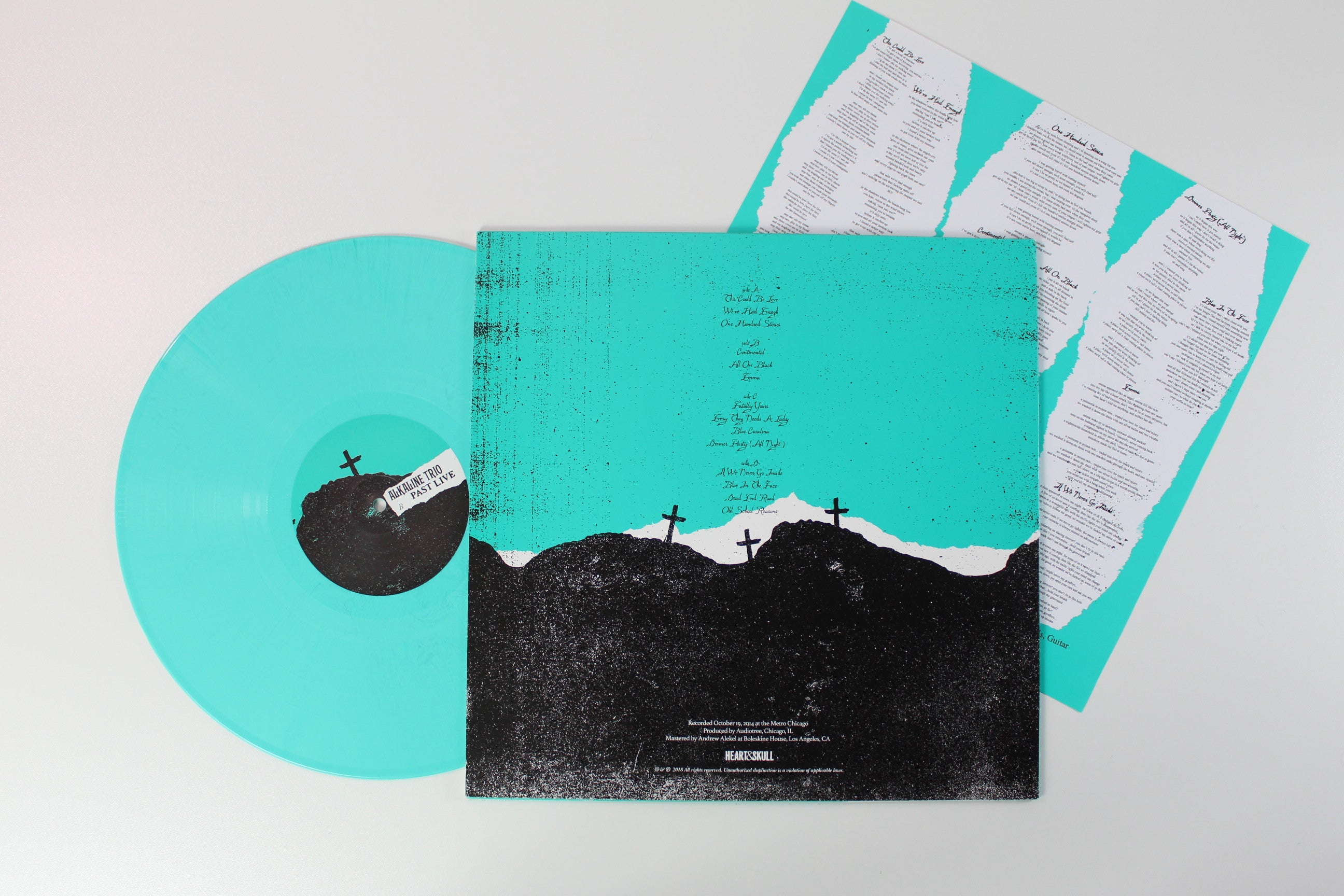 Alkaline Trio - Good Mourning (Past Live) Ltd. Turquoise Vinyl on Heart and Skull Records