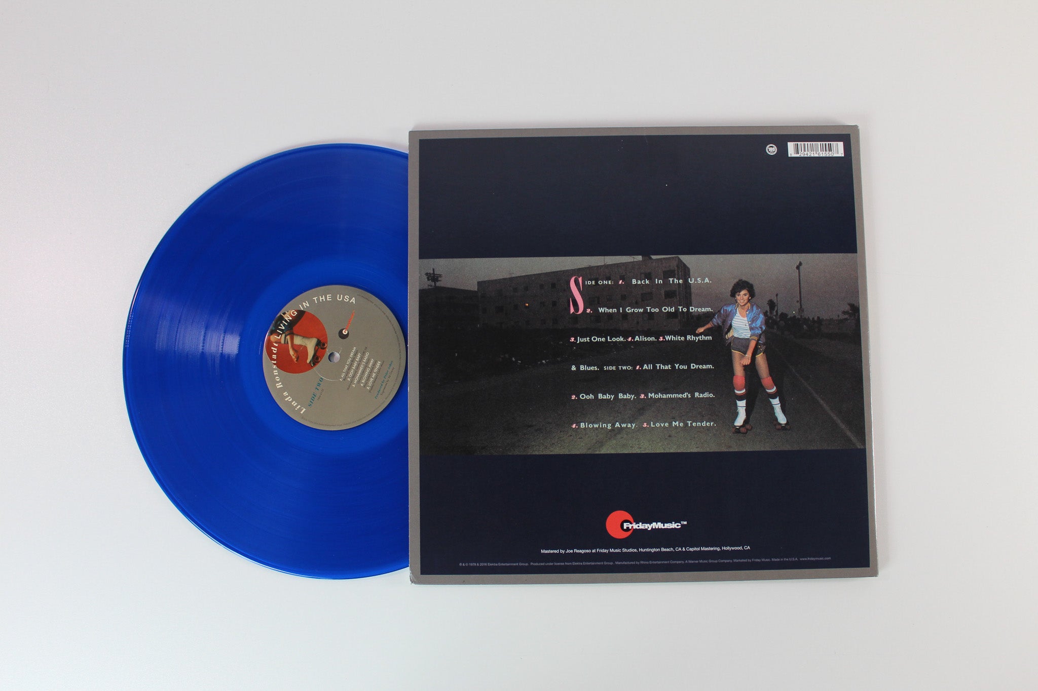 Linda Ronstadt - Living In The USA on Friday Music - Blue Vinyl