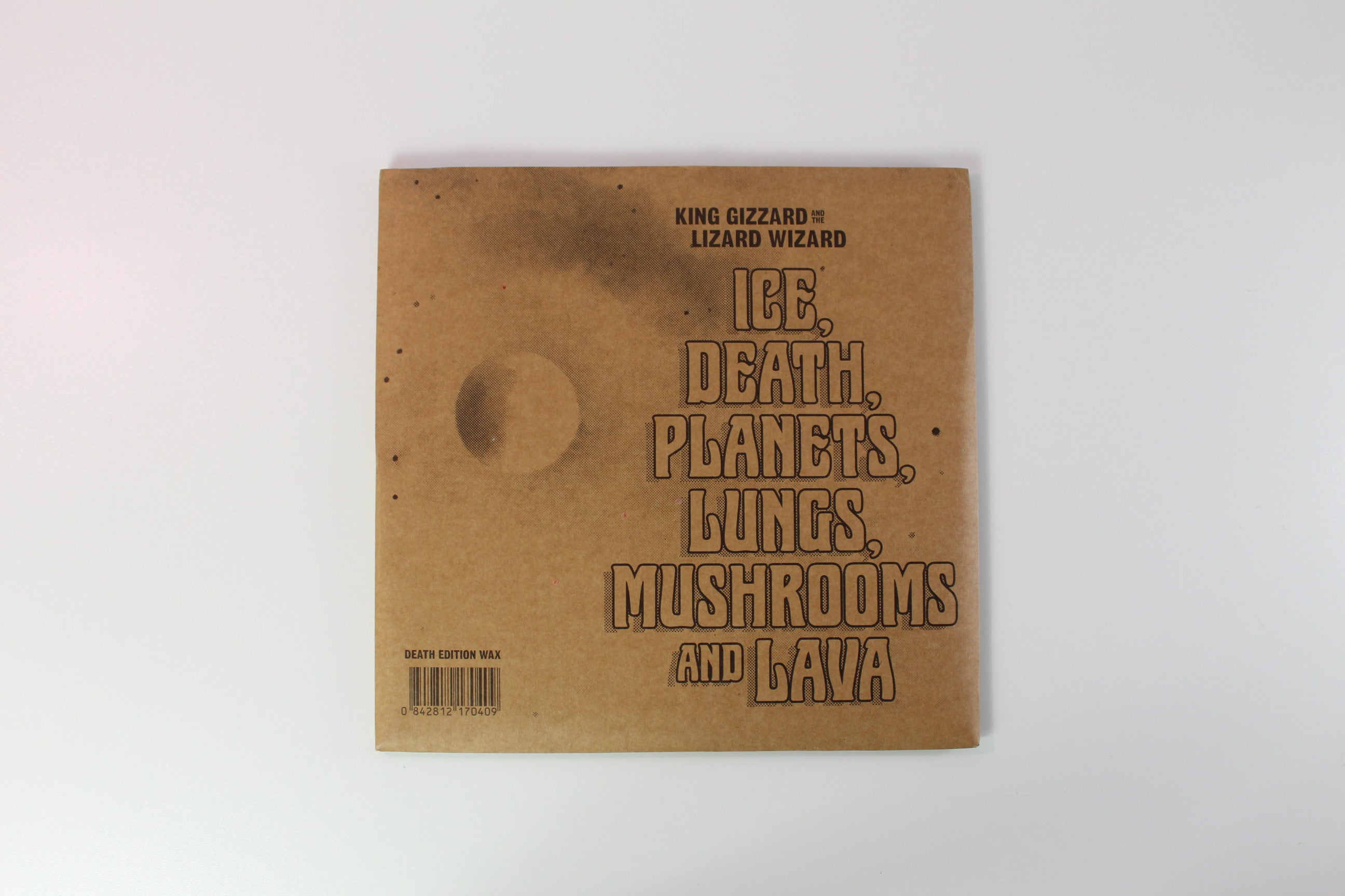 King Gizzard And The Lizard Wizard - Ice, Death, Planets, Lungs, Mushrooms And Lava Ltd. Gray Marbled Death Vinyl on KGLW