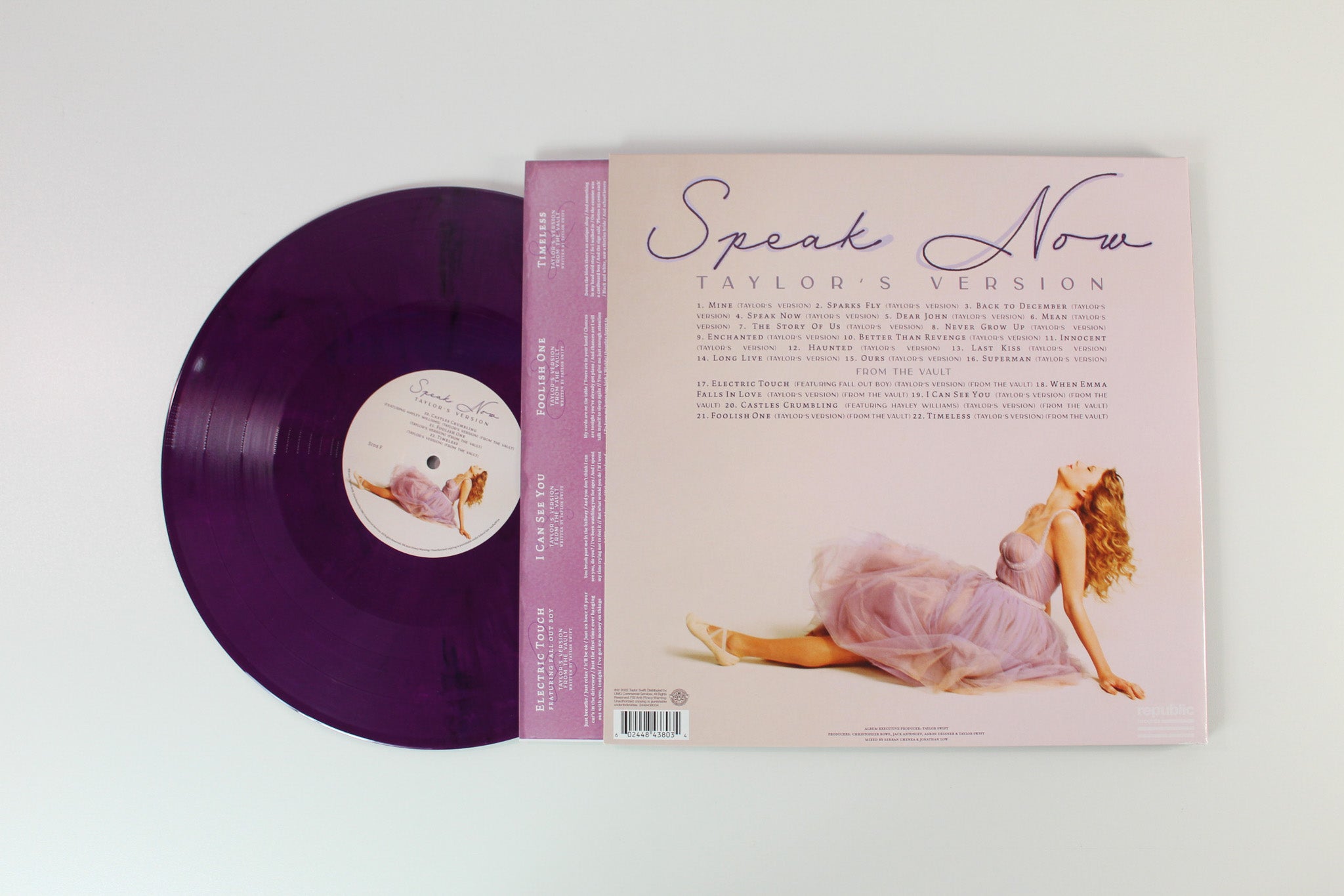 Taylor Swift - Speak Now (Taylor's Version) on Republic Records - Orchid Marbled Vinyl