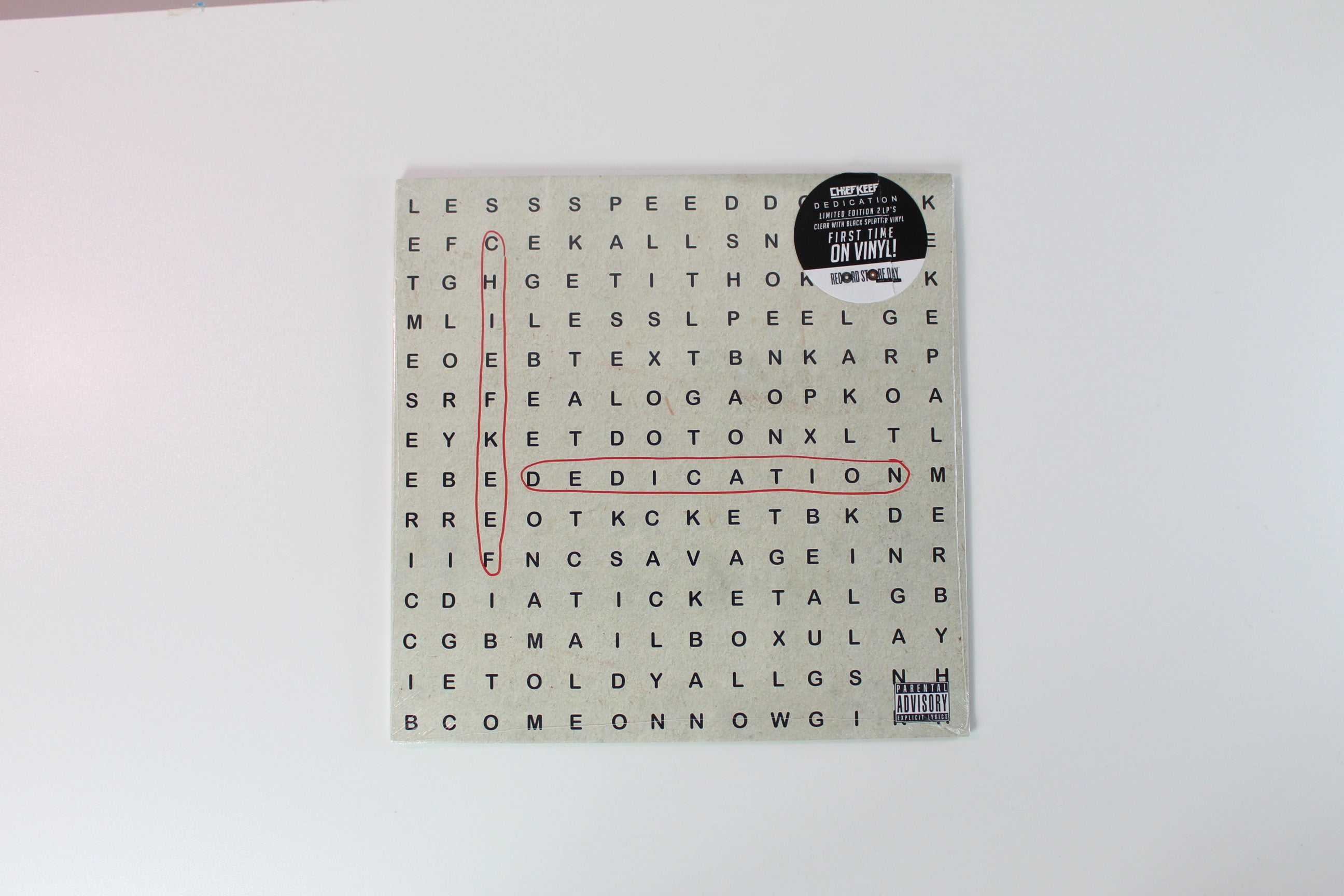 Chief Keef - Dedication Ltd. Clear w/ Black Splatter on RBC Records SEALED