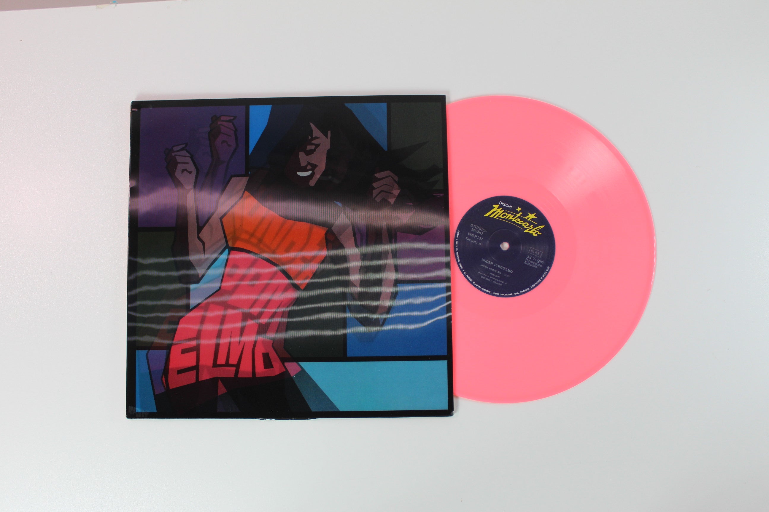 Giuliano Sorgini - Under Pompelmo Ltd. Reissue Hot Pink Vinyl on Vinyl Magic
