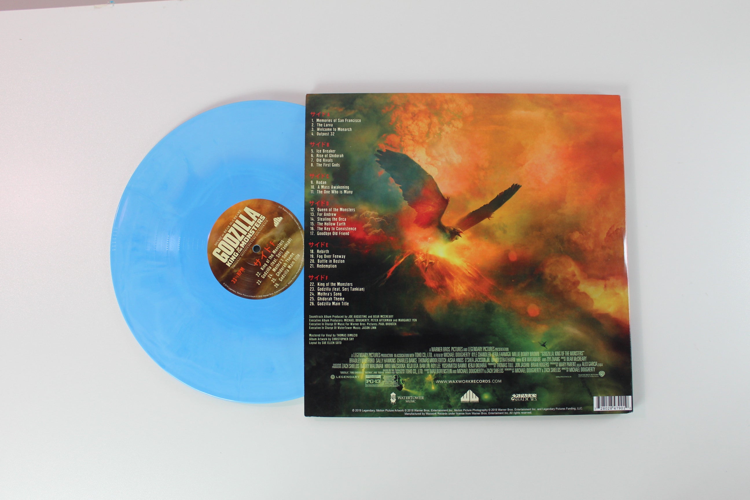 Bear McCreary - Godzilla: King Of The Monsters (Original Motion Picture Soundtrack) Ltd. Kaiju Variant on Waxwork Records
