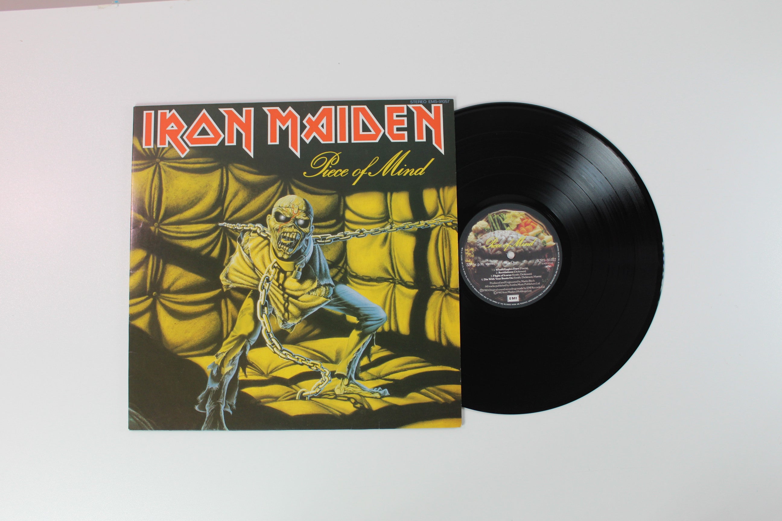 Iron Maiden - Piece Of Mind On EMI Japanese Pressing