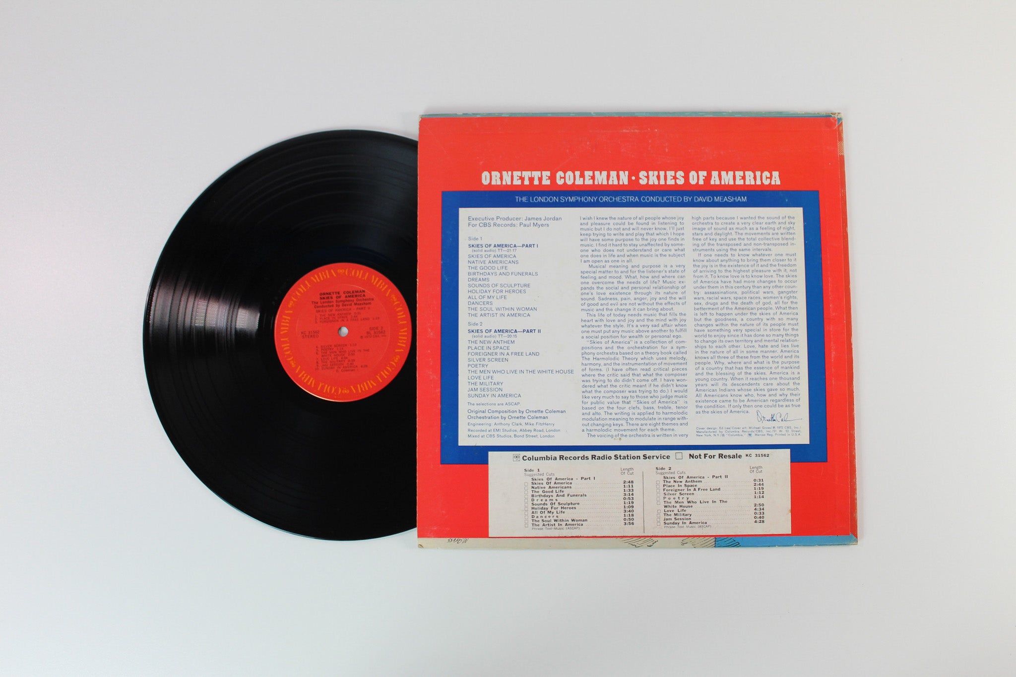 Ornette Coleman - Skies Of America on Columbia