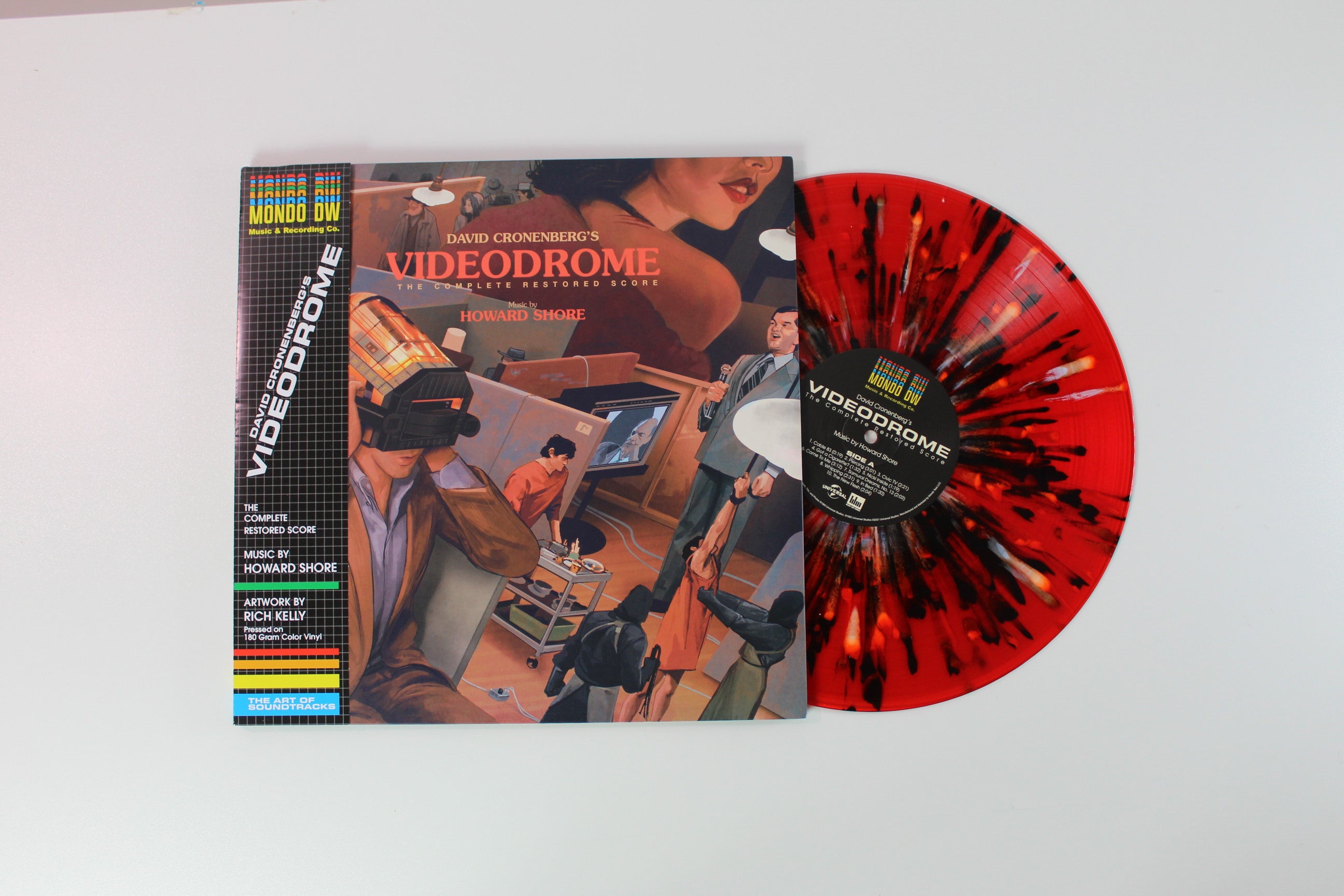 Howard Shore - Videodrome (The Complete Restored Score) Reissue on Mondo Red w/ Black & White Splatter