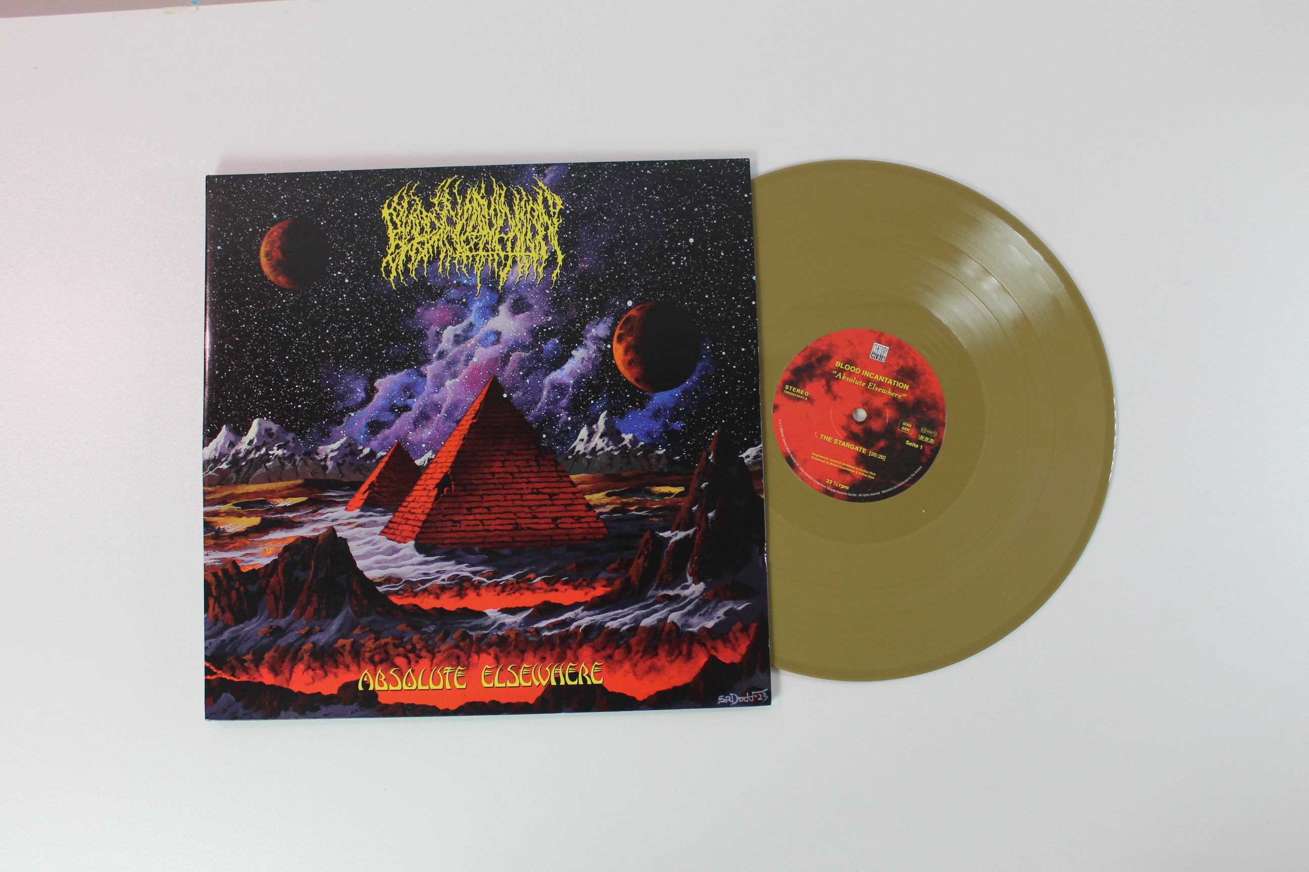 Blood Incantation - Absolute Elsewhere Ltd. Gold Vinyl on Century Media