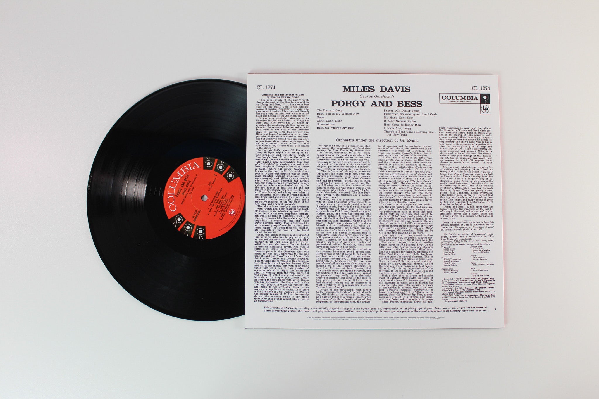 Miles Davis - Porgy And Bess on Columbia - Mono