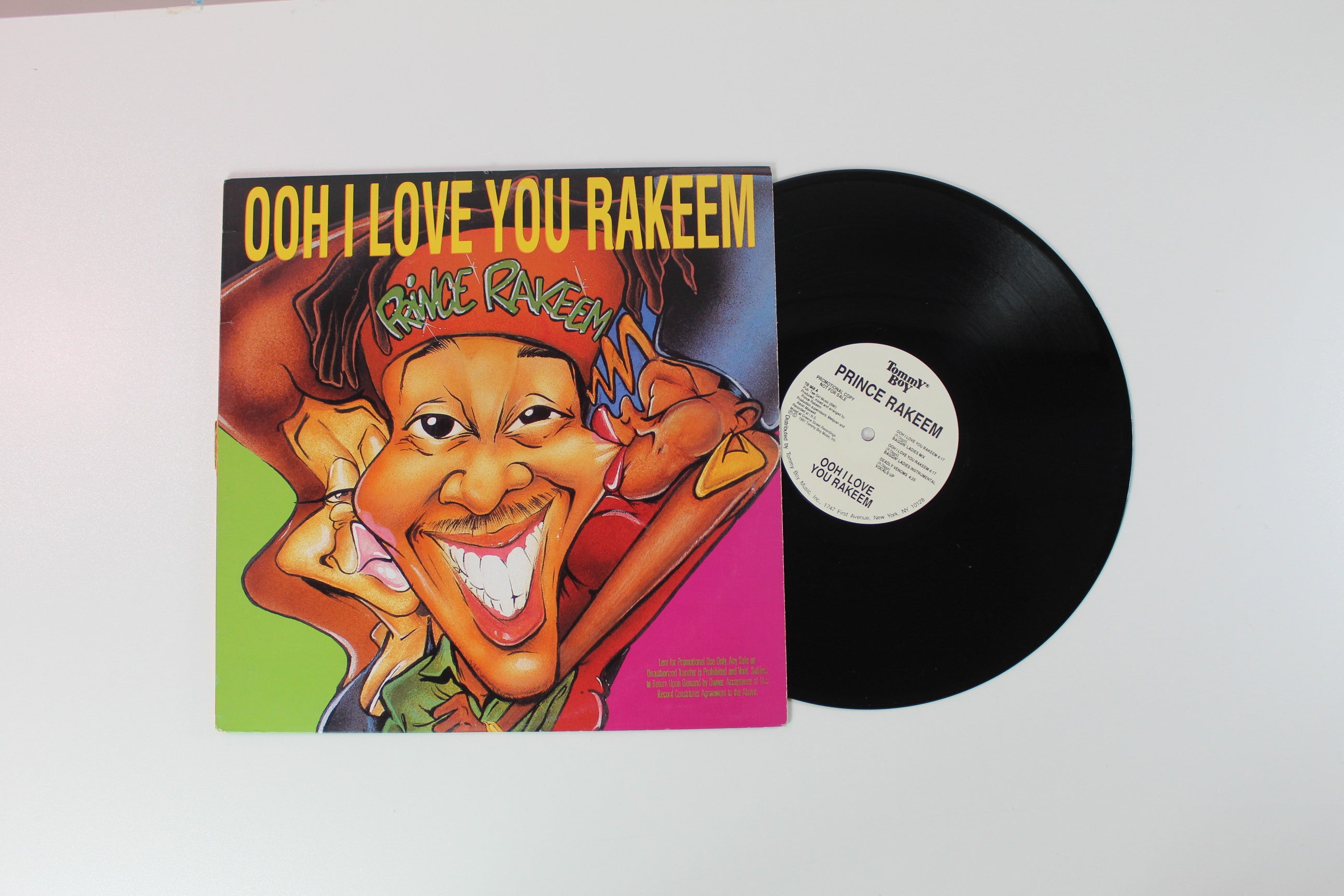 Prince Rakeem - Ooh I Love You Rakeem / Sexcapades 12-inch Promo on Tommy Boy