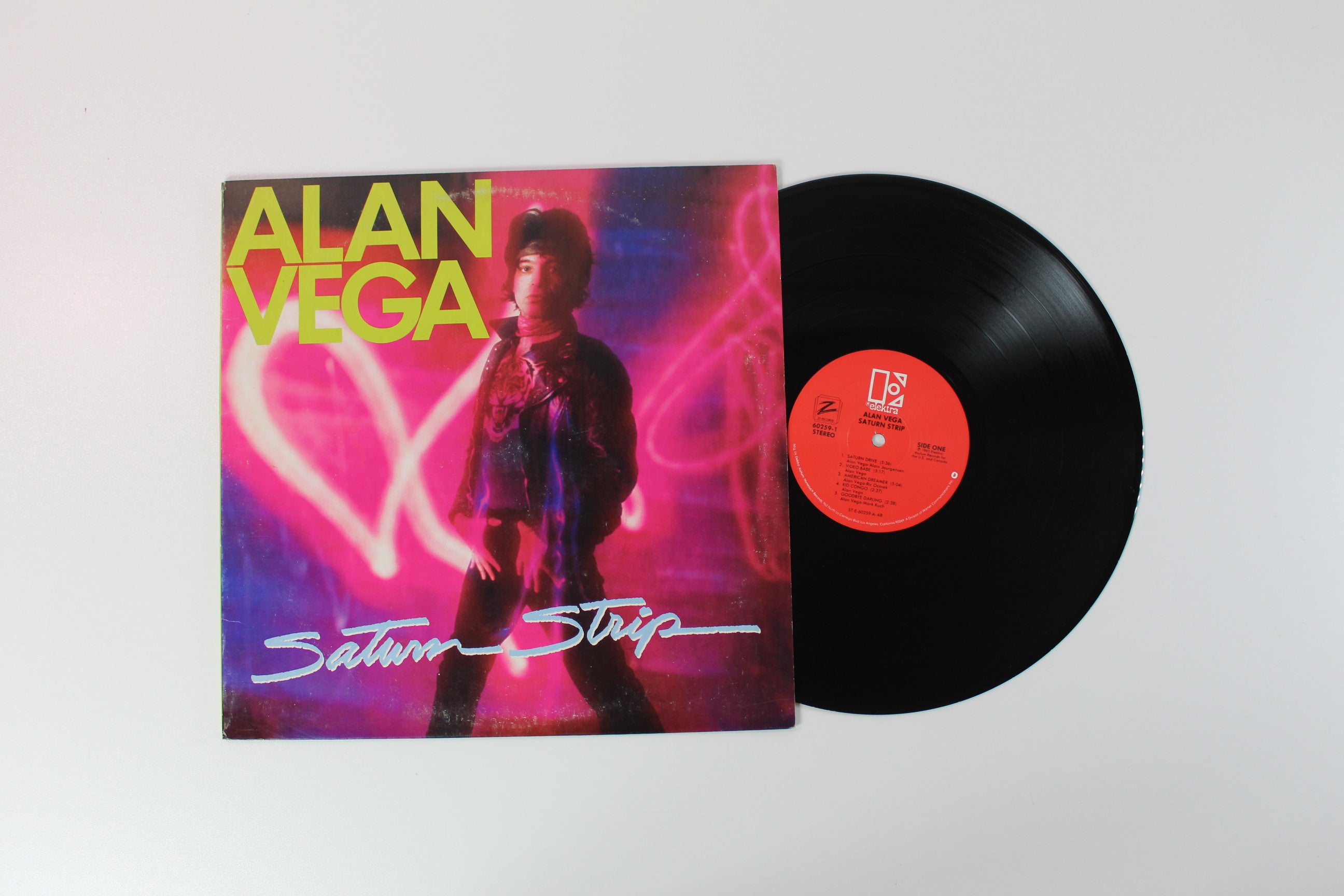 Alan Vega - Saturn Strip on Elektra