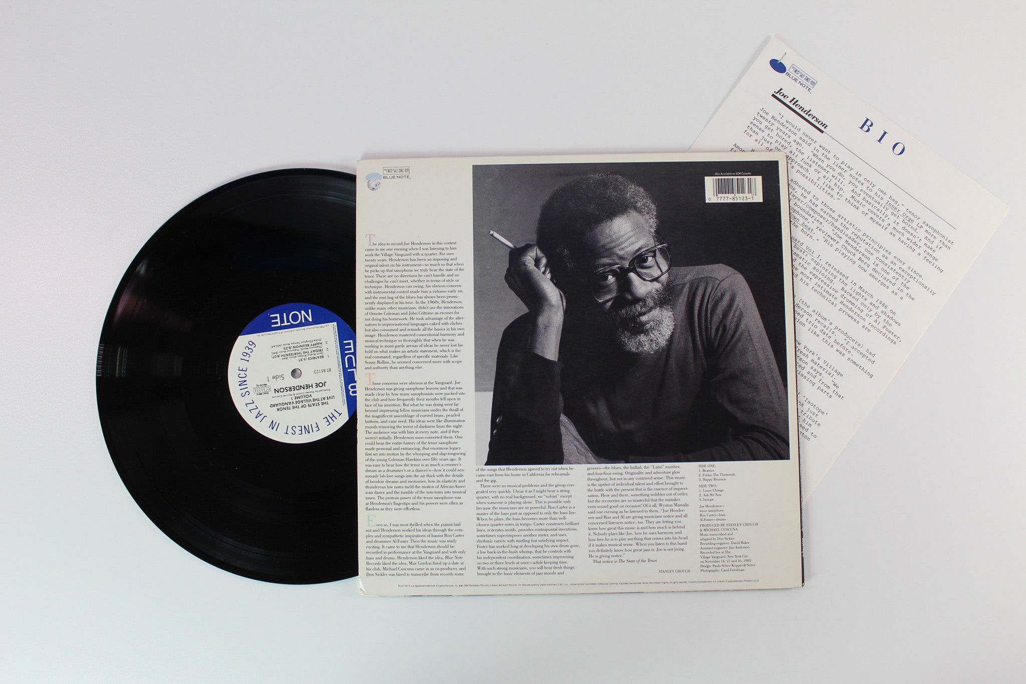 Joe Henderson - The State Of The Tenor • Live At The Village Vanguard • Volume 1 on Blue Note
