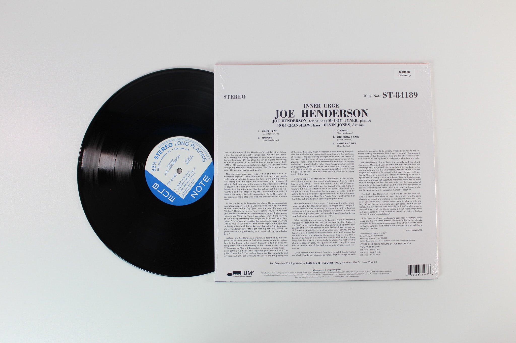 Joe Henderson - Inner Urge on Blue Note Classic Vinyl Series