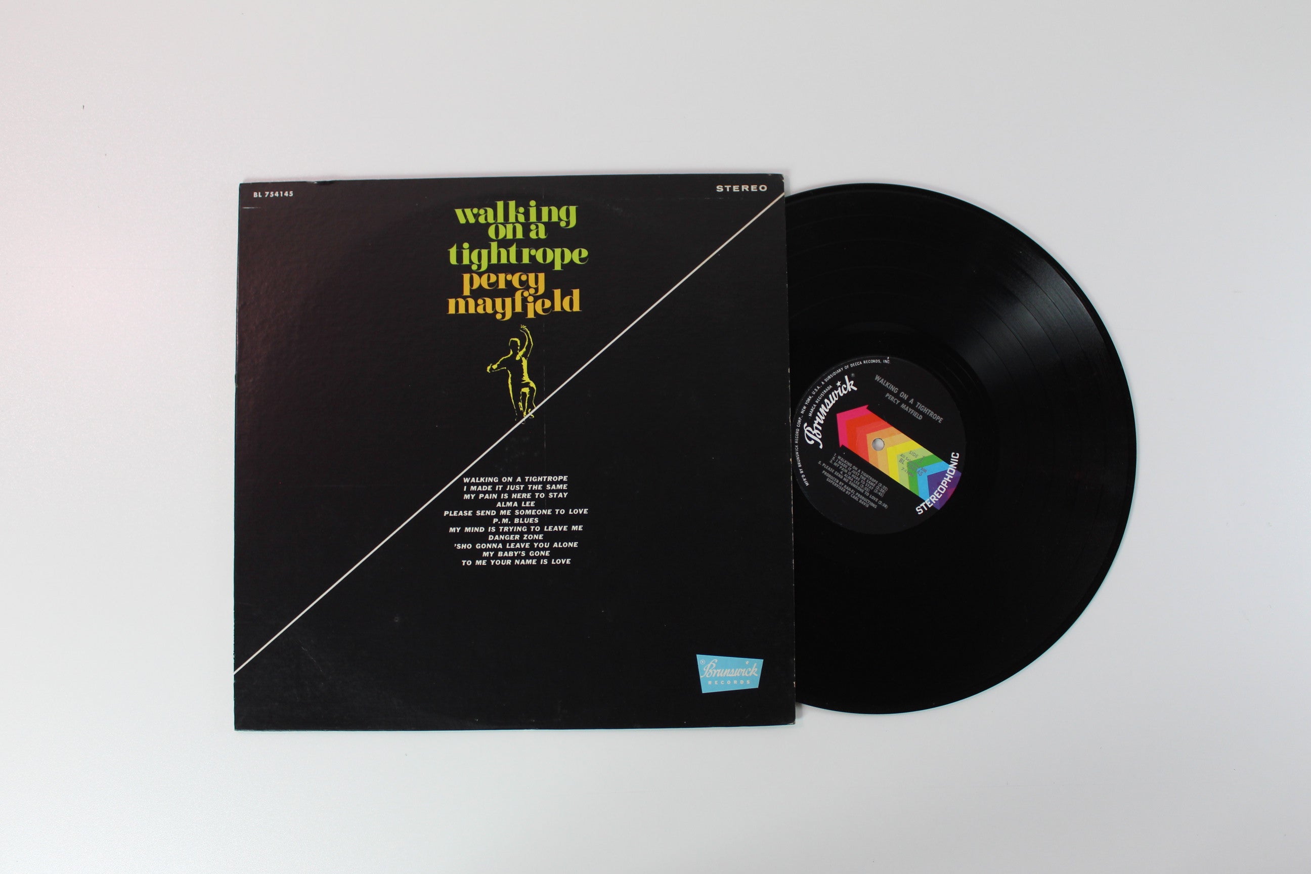 Percy Mayfield - Walking On A Tightrope on Brunswick