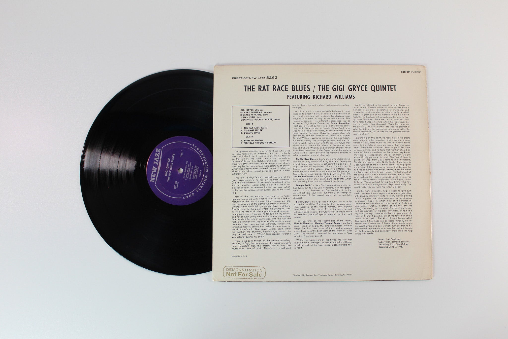 Gigi Gryce - The Rat Race Blues on Original Jazz Classics