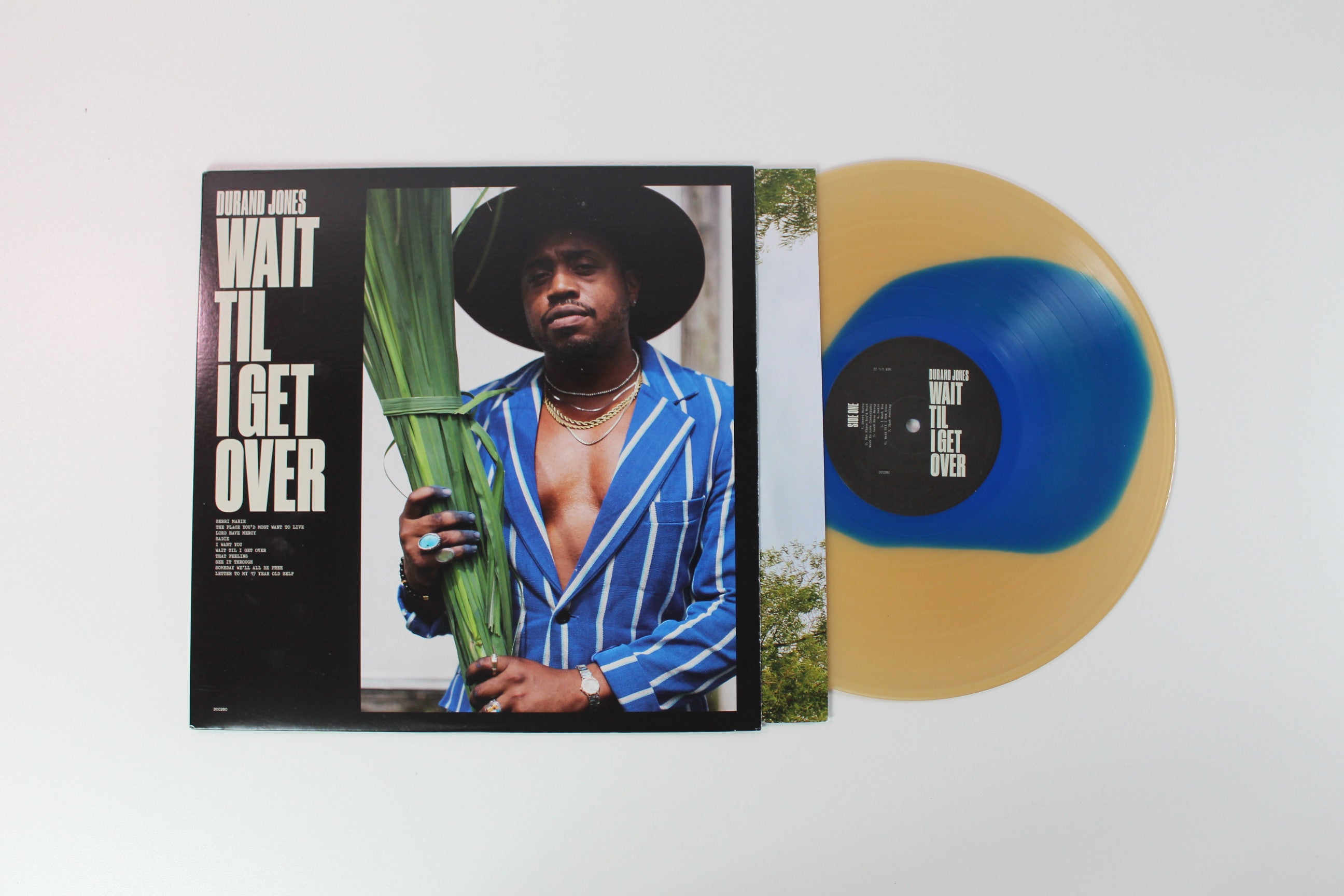 Durand Jones - Wait Til I Get Over on Dead Oceans Ltd Tan & Blue Jay Vinyl