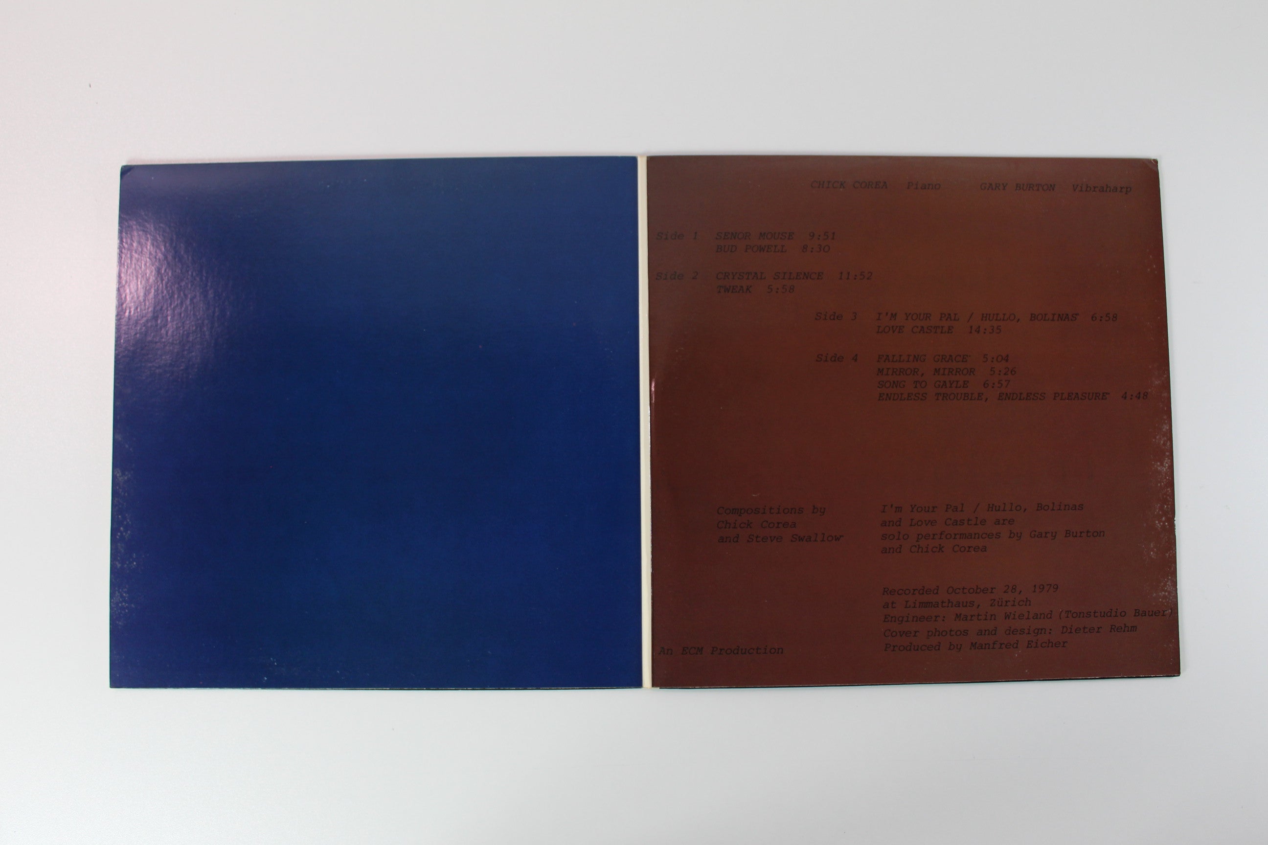 Gary Burton / Chick Corea - In Concert Zürich October 28 1979 on ECM