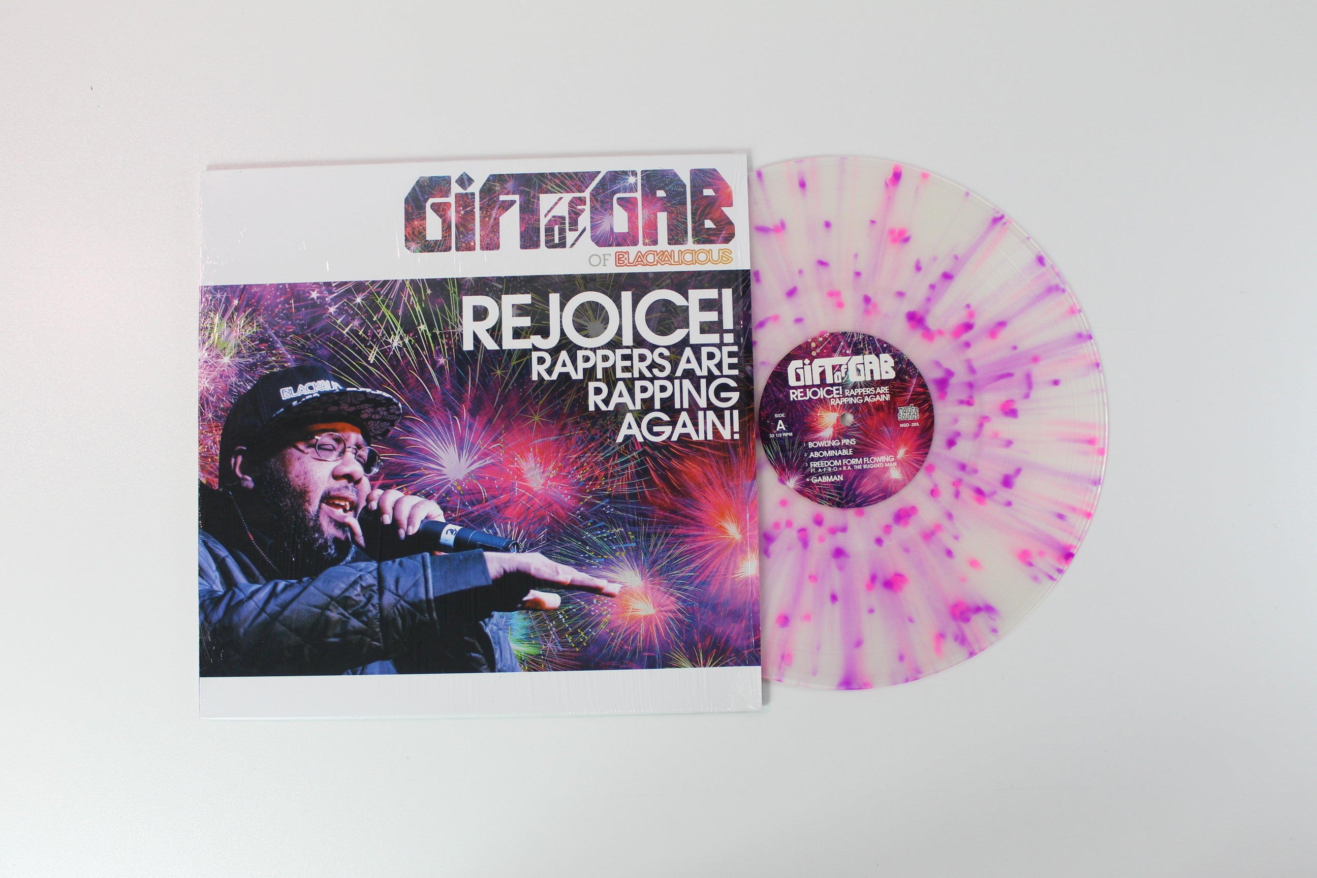 The Gift Of Gab - Rejoice! Rappers Are Rapping Again! on Nature Sounds Splatter Vinyl