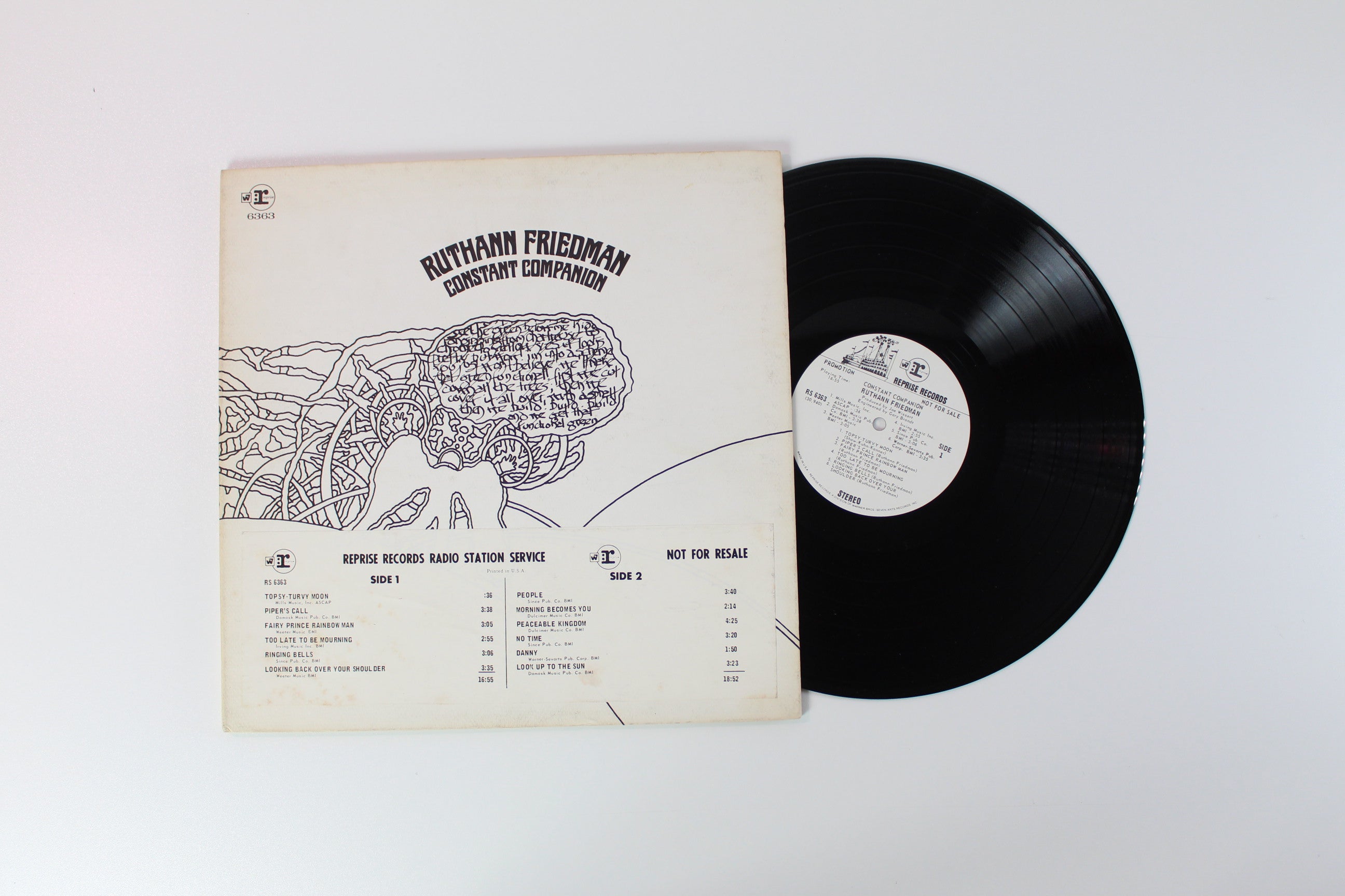 Ruthann Friedman - Constant Companion on Reprise Records Promo