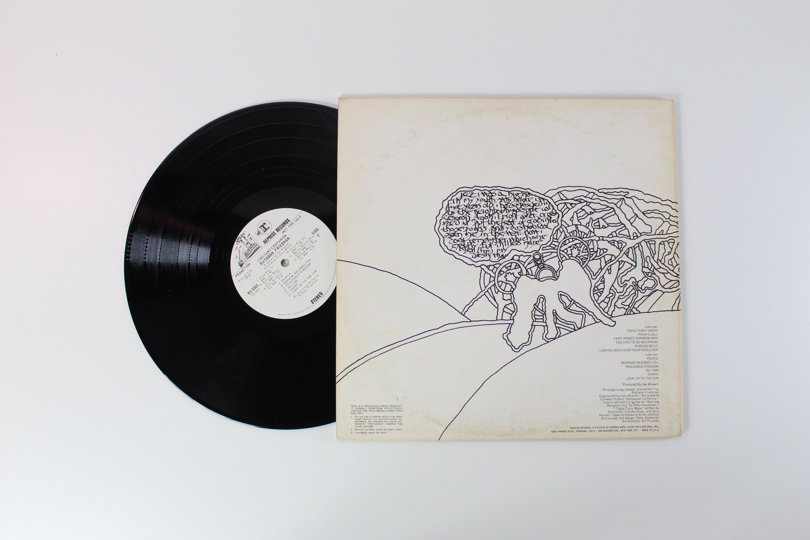 Ruthann Friedman - Constant Companion on Reprise Records Promo