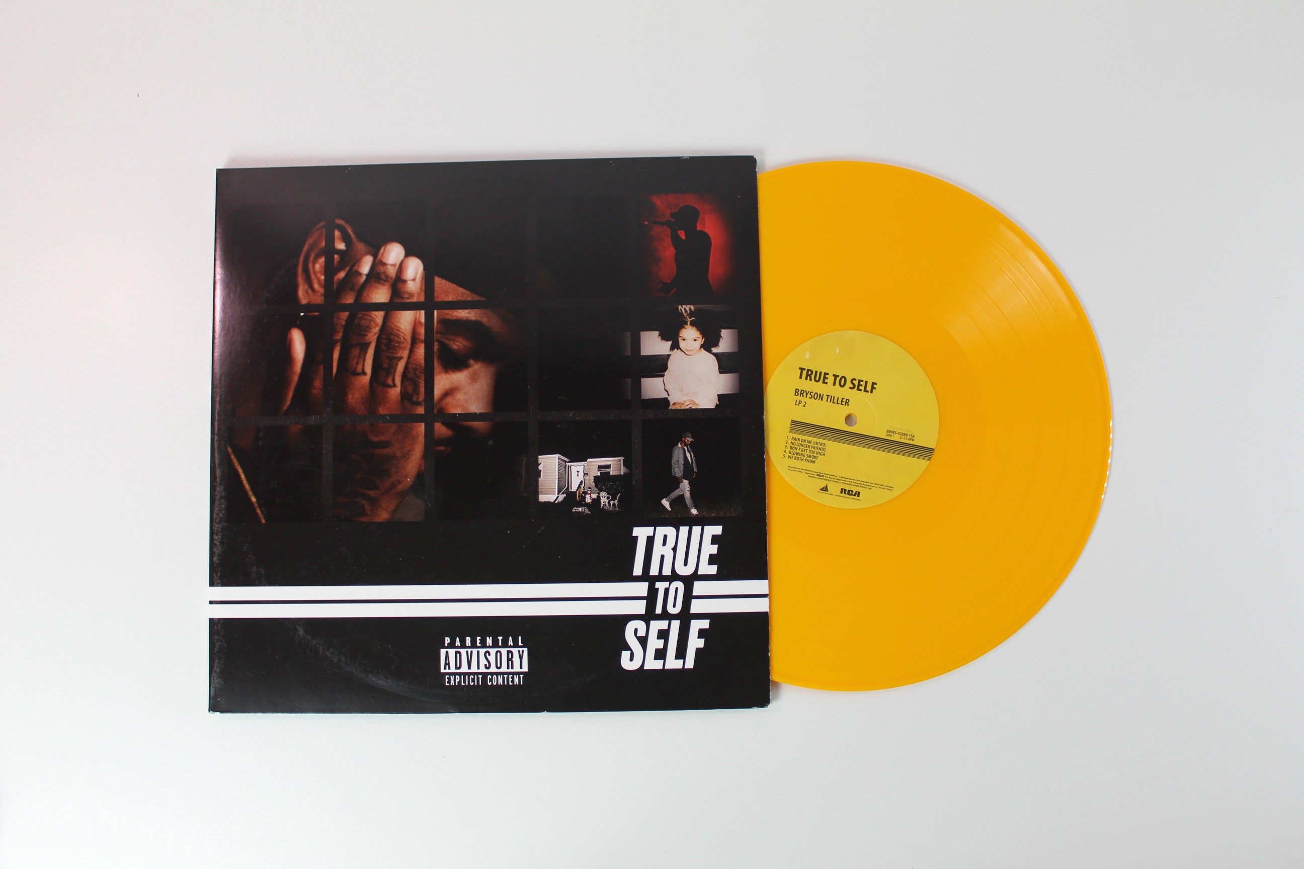 Bryson Tiller - True To Self Yellow Opaque Vinyl on RCA