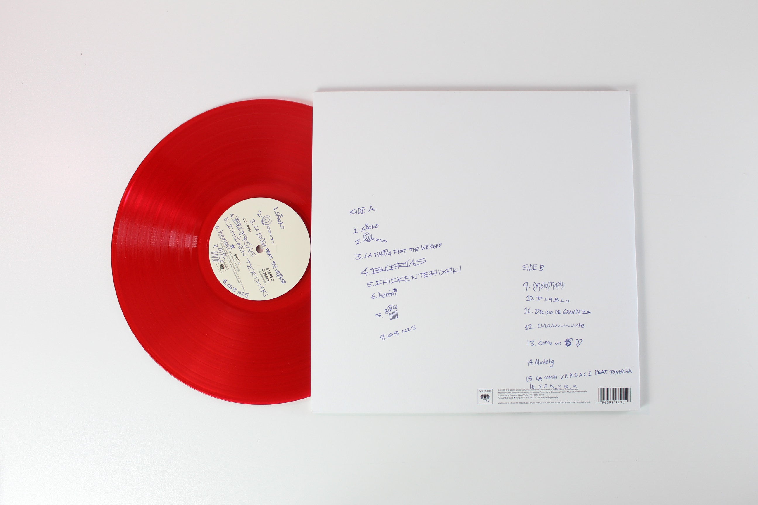 Rosalía - Motomami Red Translucent Vinyl on Columbia