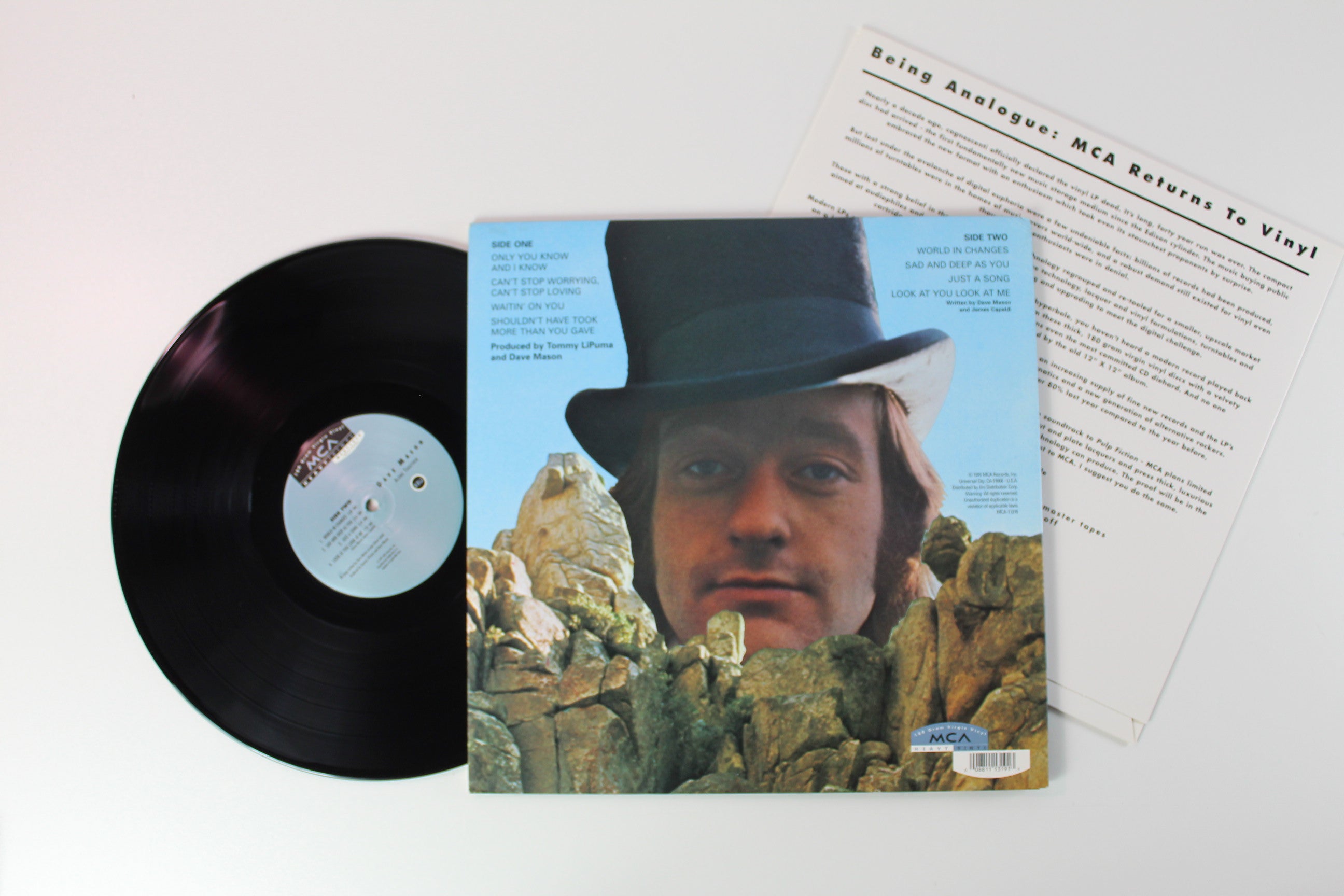 Dave Mason - Alone Together Reissue on MCA Records