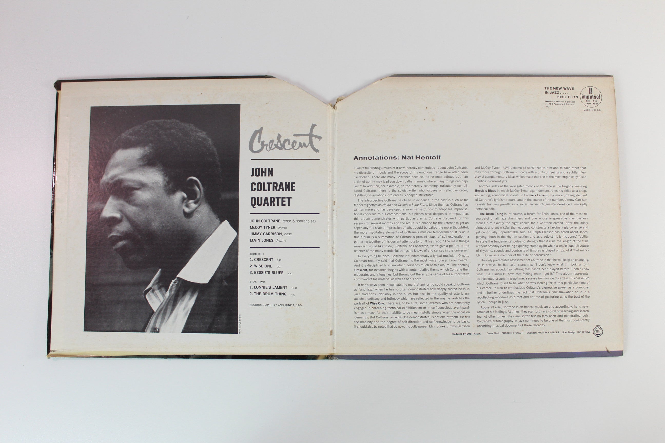 The John Coltrane Quartet - Crescent on Impulse! / ABC - Stereo