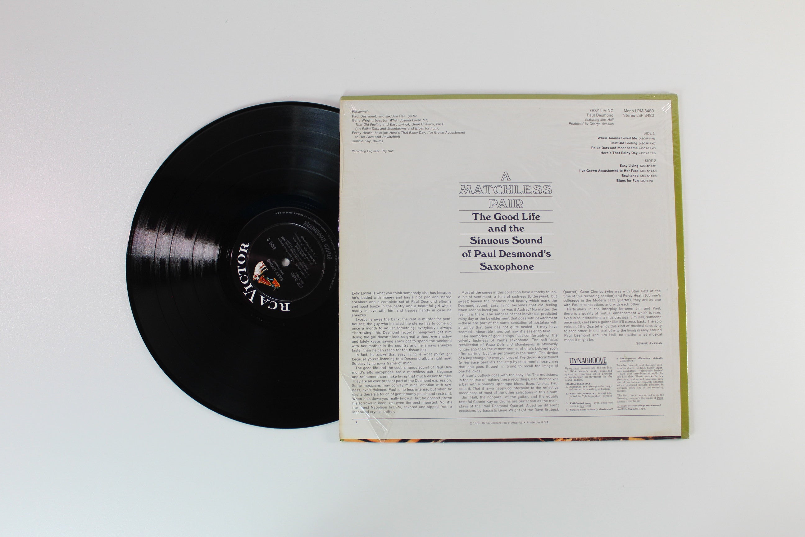 Paul Desmond - Easy Living on RCA Victor