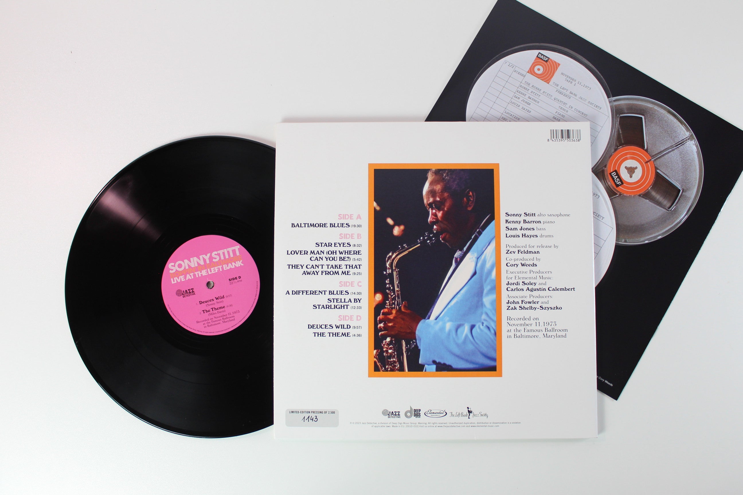 Sonny Stitt - Boppin' In Baltimore: Live At The Left Bank Ltd. RSD Numbered Edition on Jazz Detective
