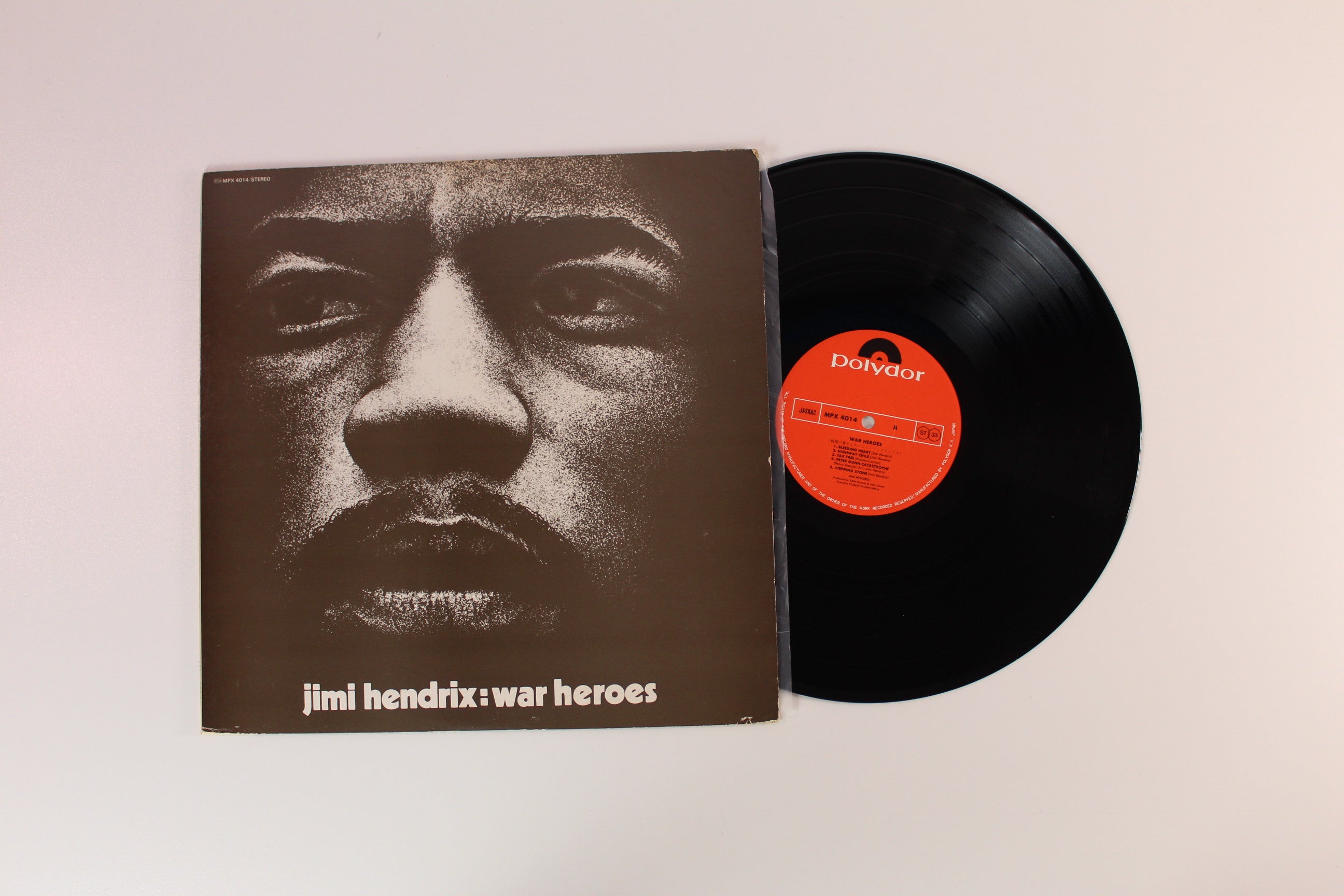Jimi Hendrix - War Heroes on Polydor - Japanese reissue