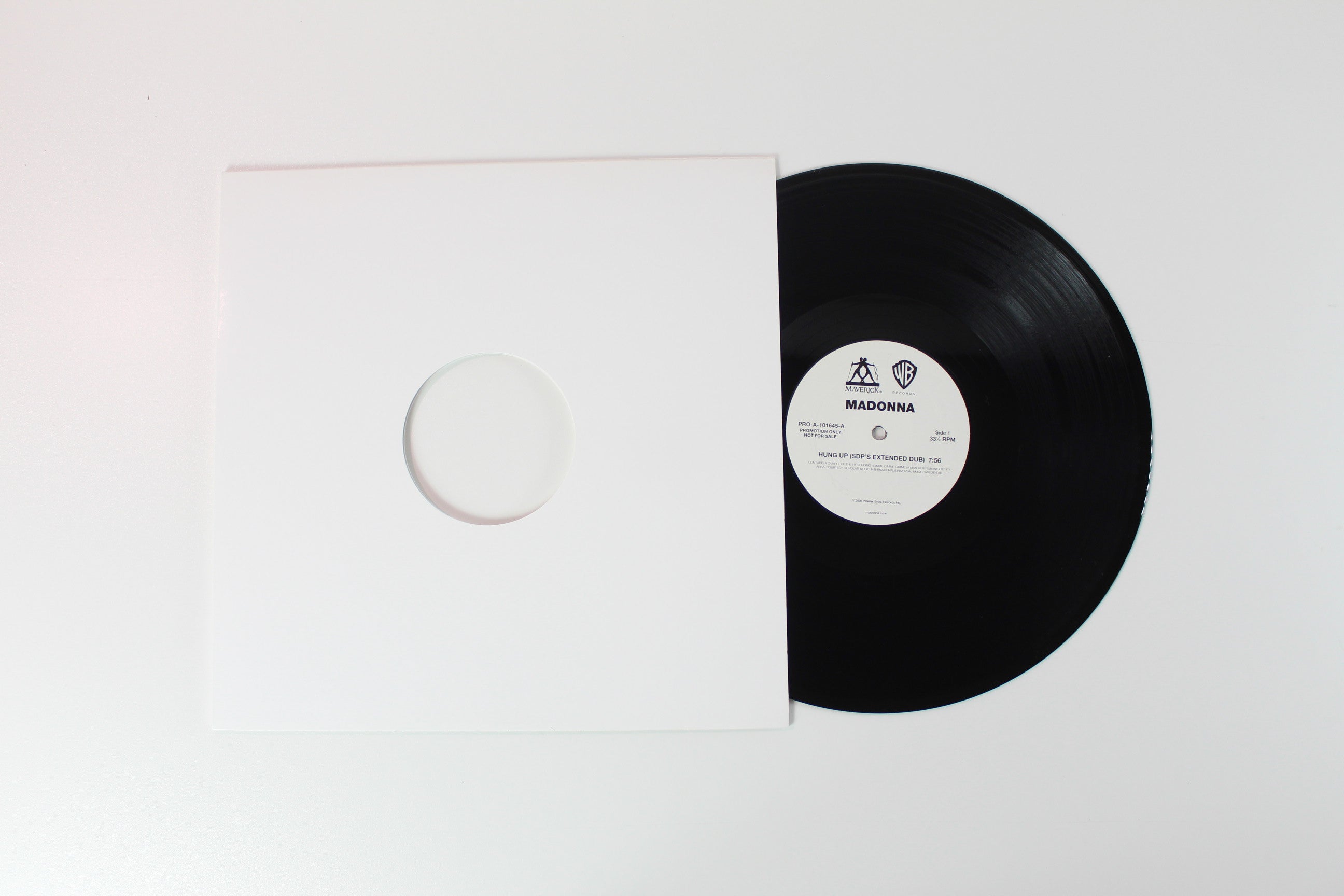 Madonna - Hung Up (SDP's Extended Dub) 12 inch Promo on Maverick