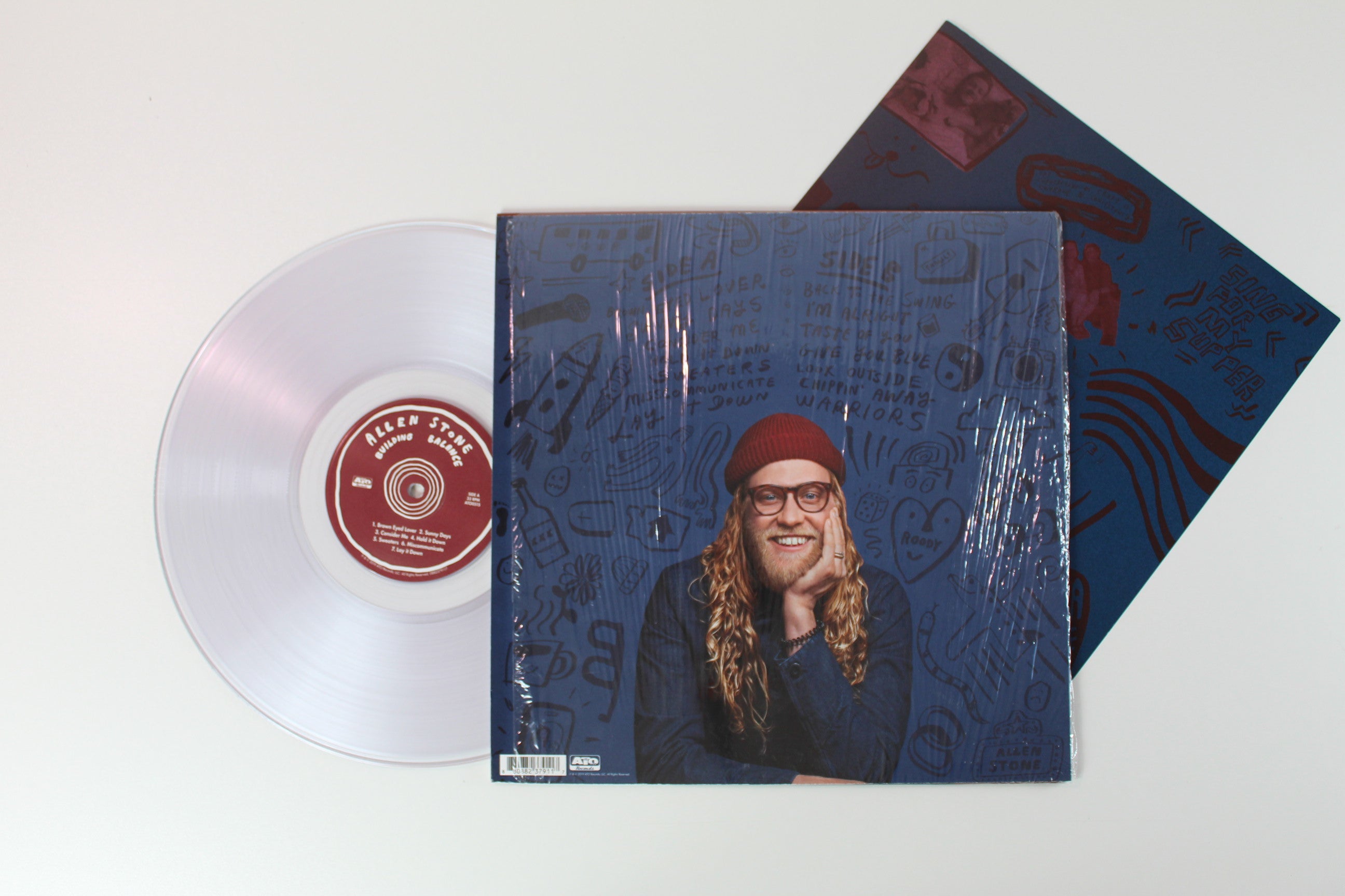 Allen Stone - Building Balance on ATO Records Clear Vinyl