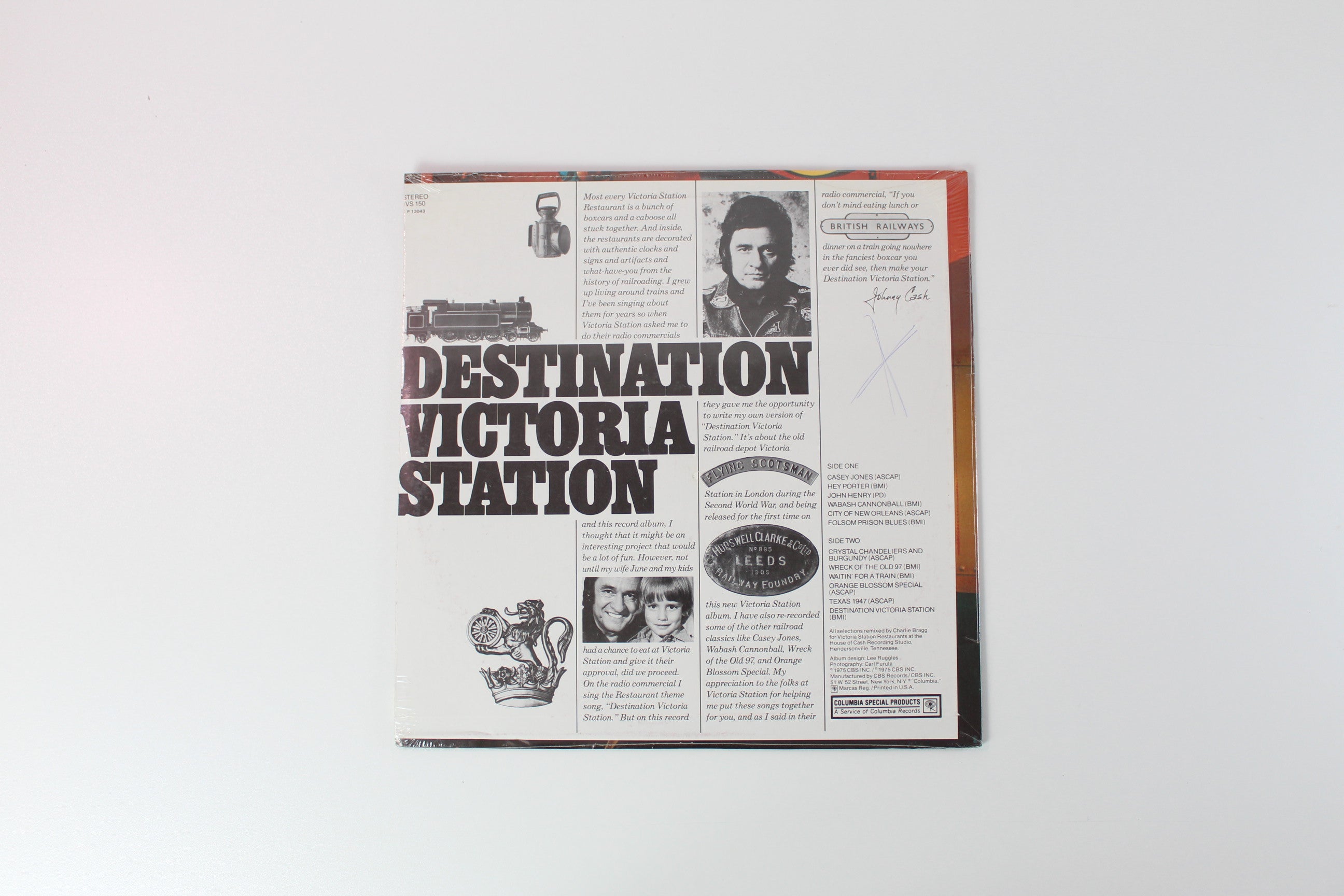Johnny Cash - Destination Victoria Station Sealed on Columbia Special Products