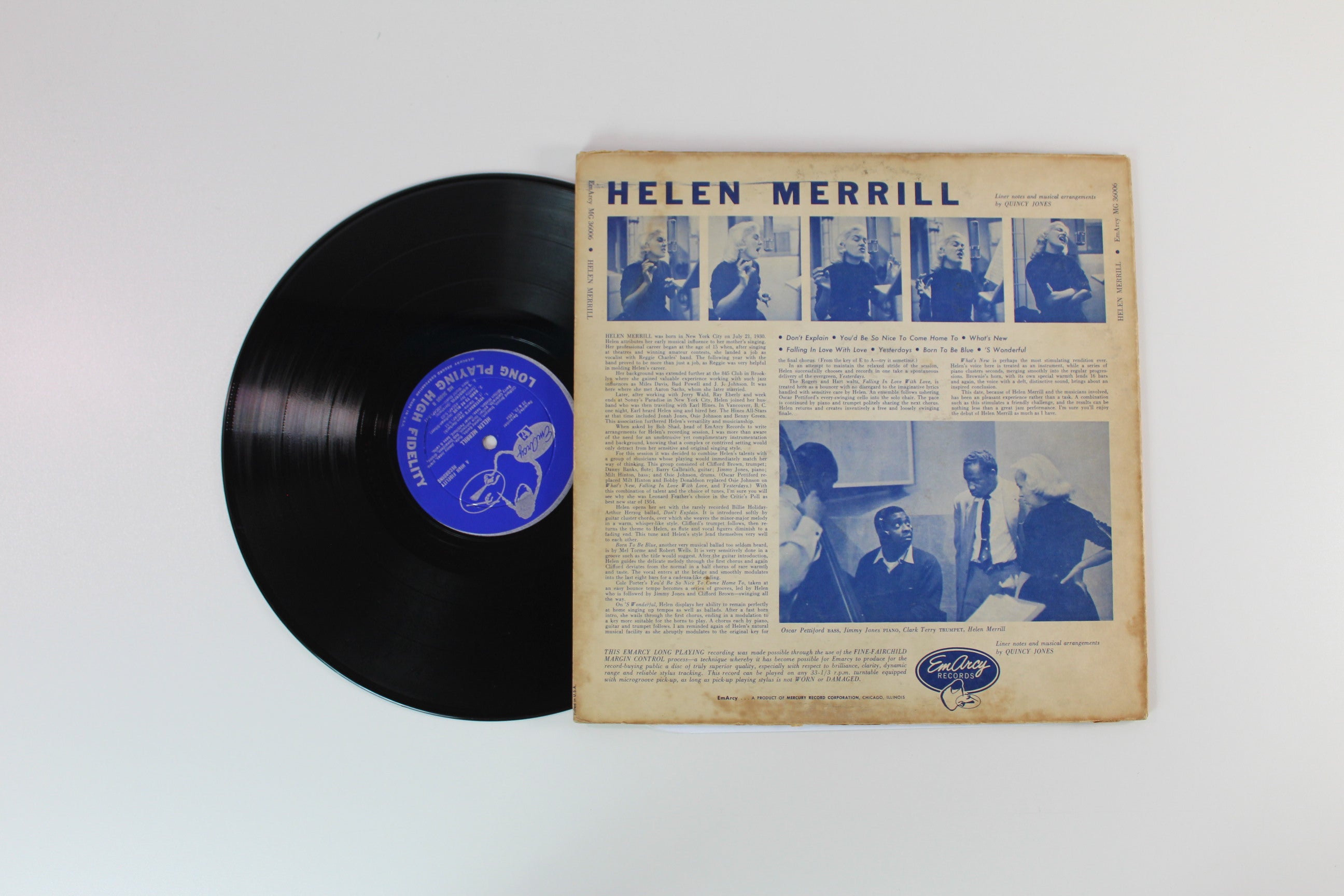 Helen Merrill - Helen Merrill on EmArcy - 1955 Mono pressing