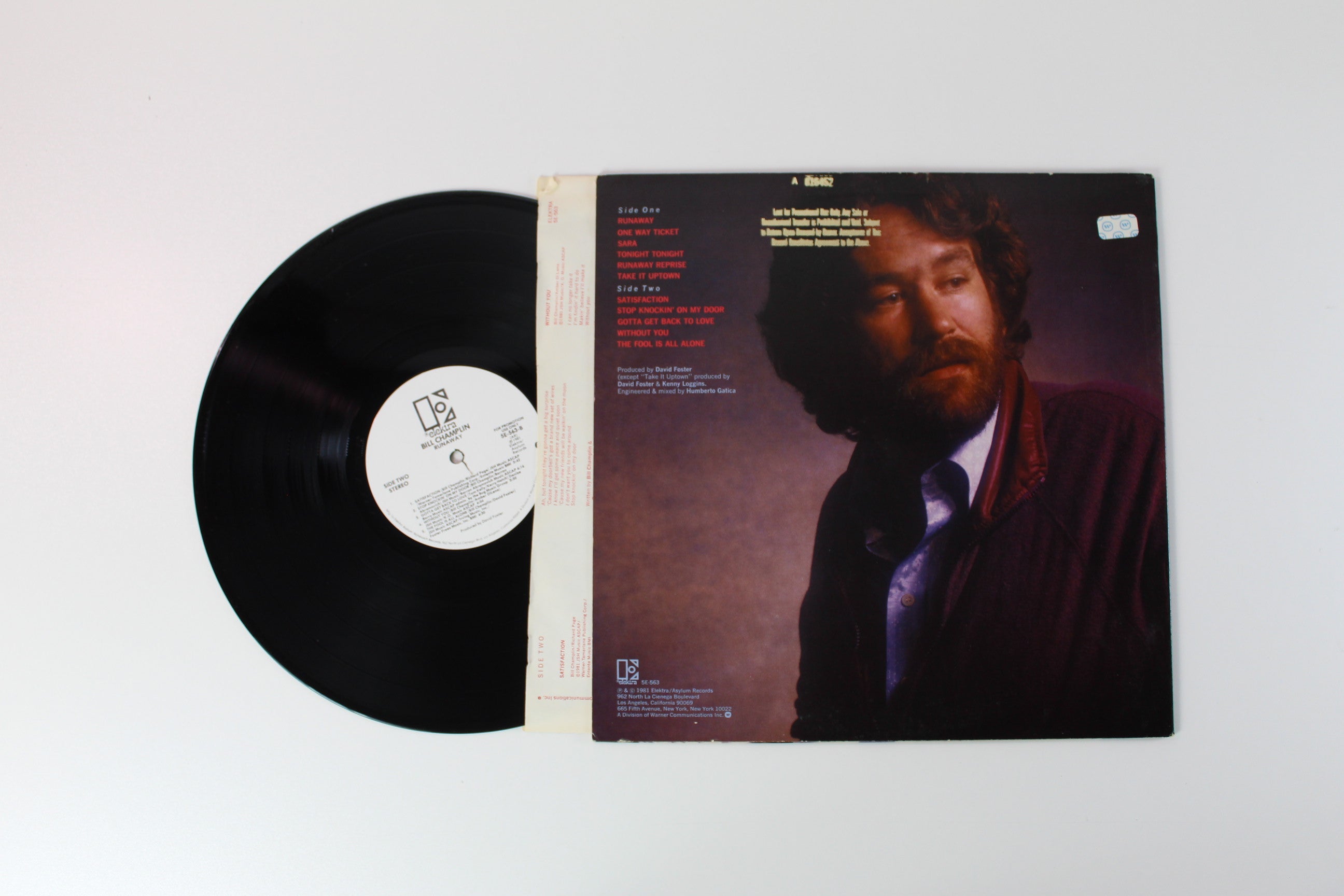 Bill Champlin - Runaway Promo on Elektra