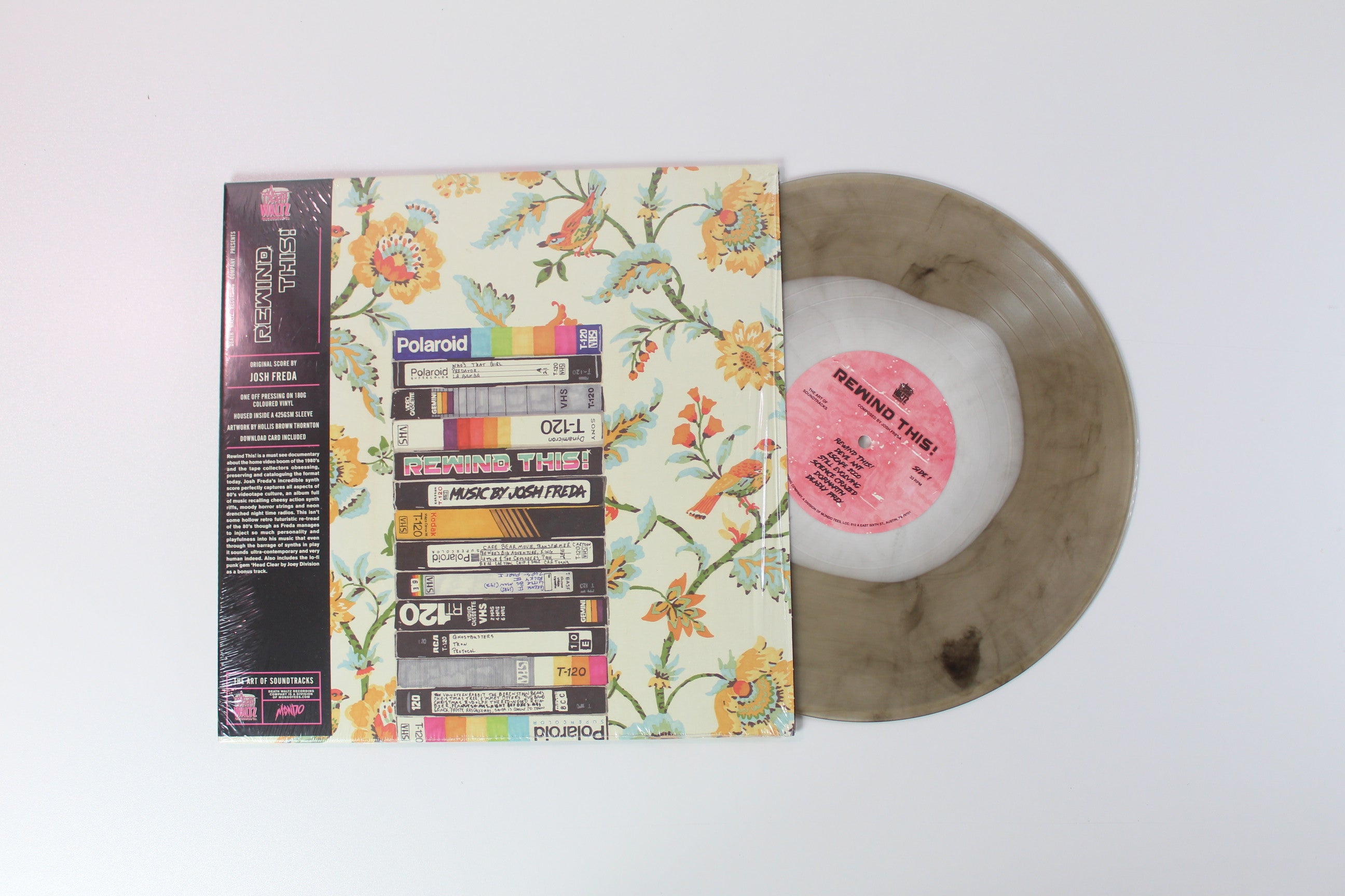 Josh Freda - Rewind This! Ltd. Smokey Clear w/ White Colour in Colour on Death Waltz Recording Company