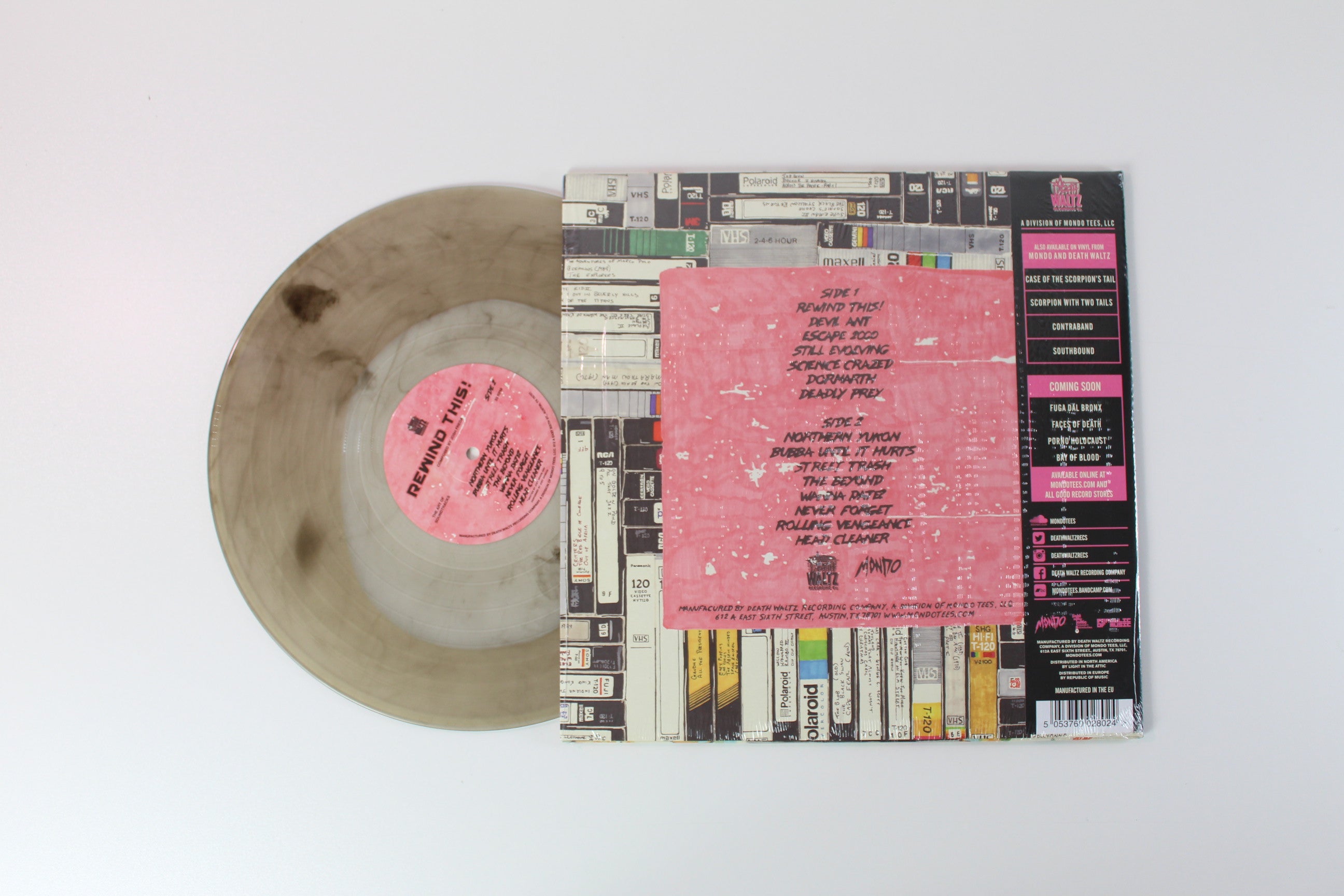 Josh Freda - Rewind This! Ltd. Smokey Clear w/ White Colour in Colour on Death Waltz Recording Company