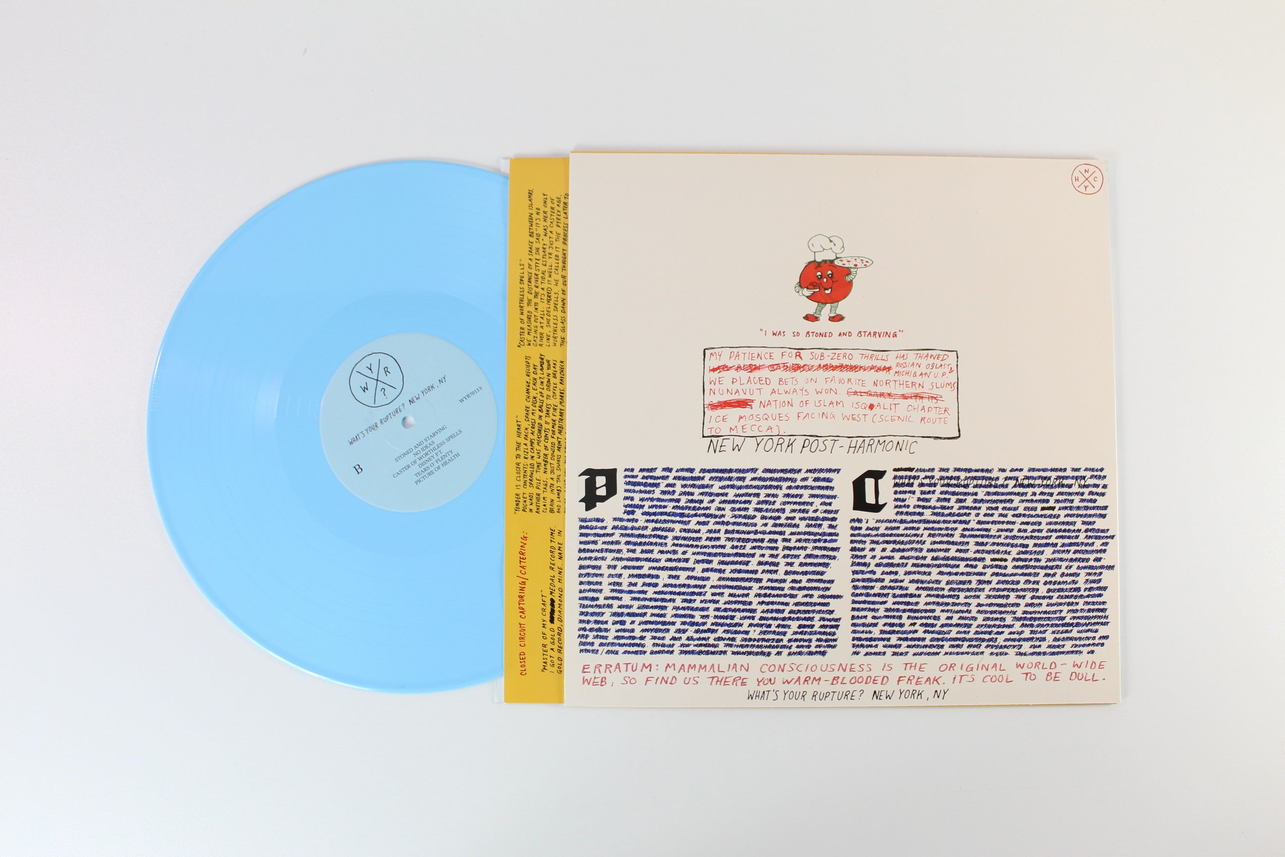 Parquet Courts - Light Up Gold on What's Your Rupture Ltd Baby Blue Vinyl Reissue