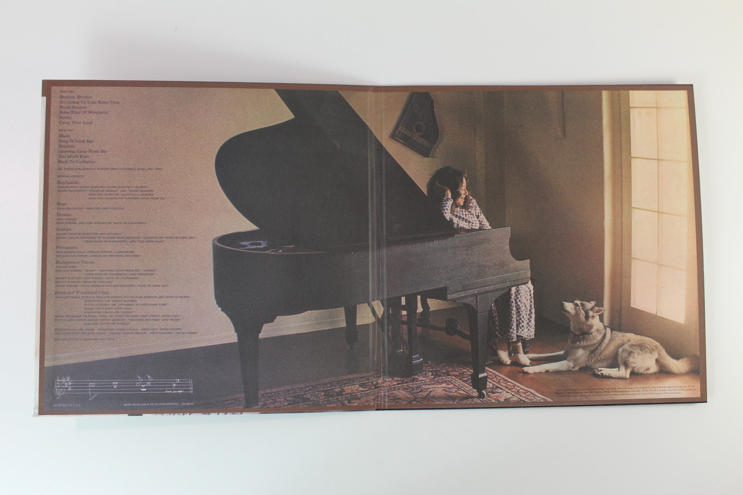 Carole King - Music on Mobile Fidelity Sound Lab Ltd Numbered 180 Gram Reissue