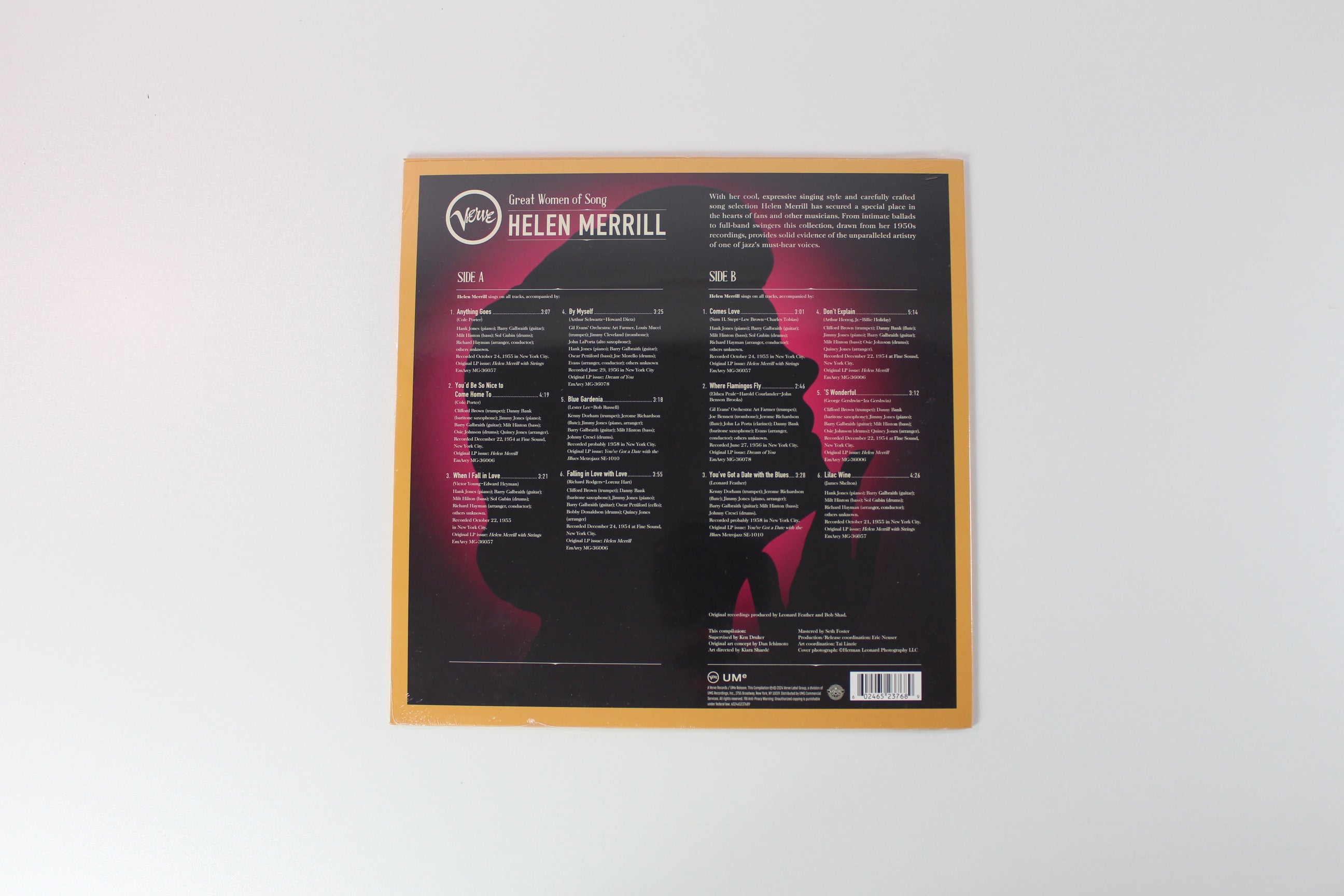 Helen Merrill - Great Women Of Song on Verve Records Sealed