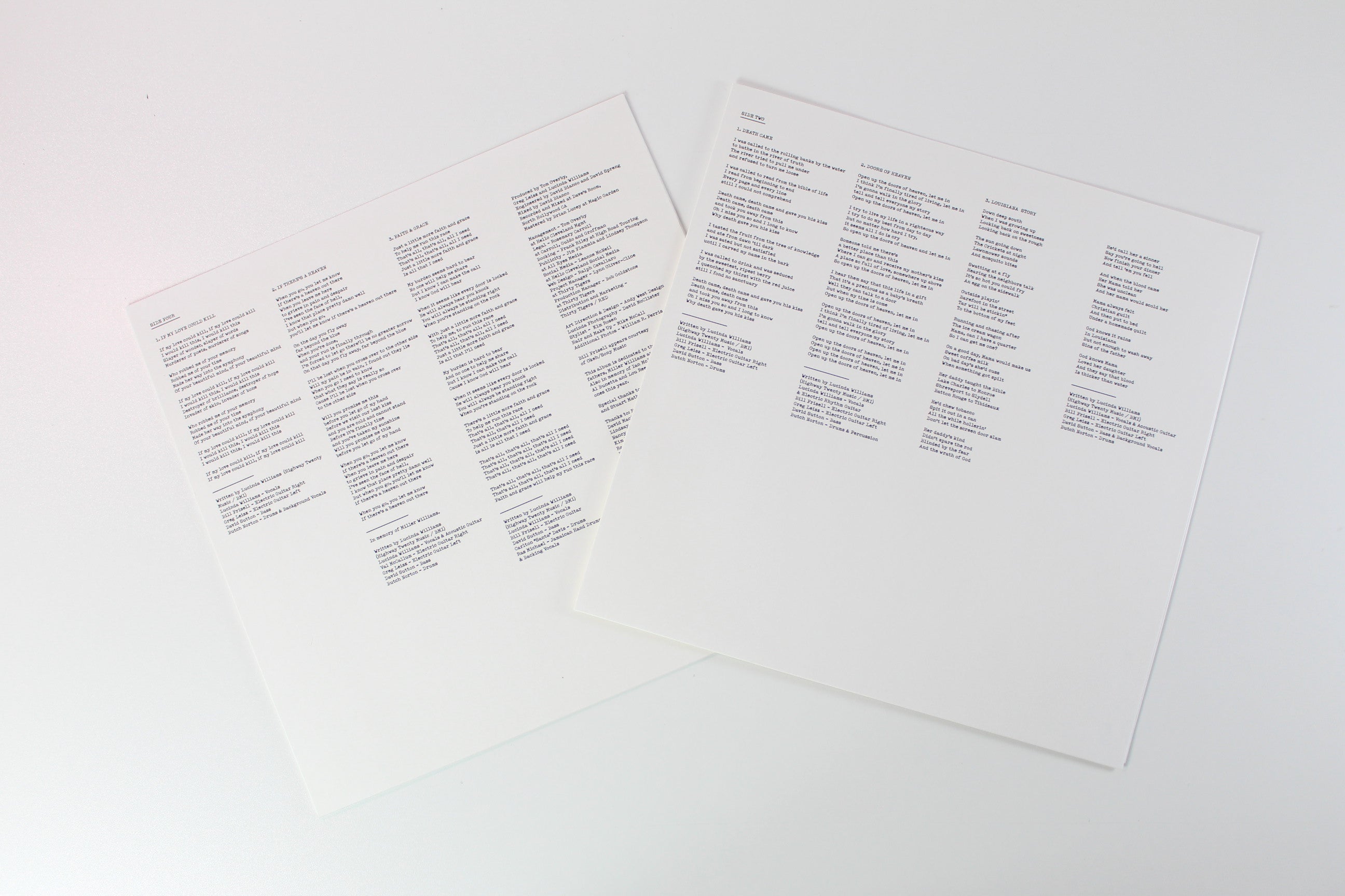 Lucinda Williams - The Ghosts Of Highway 20 on Highway 20 Records