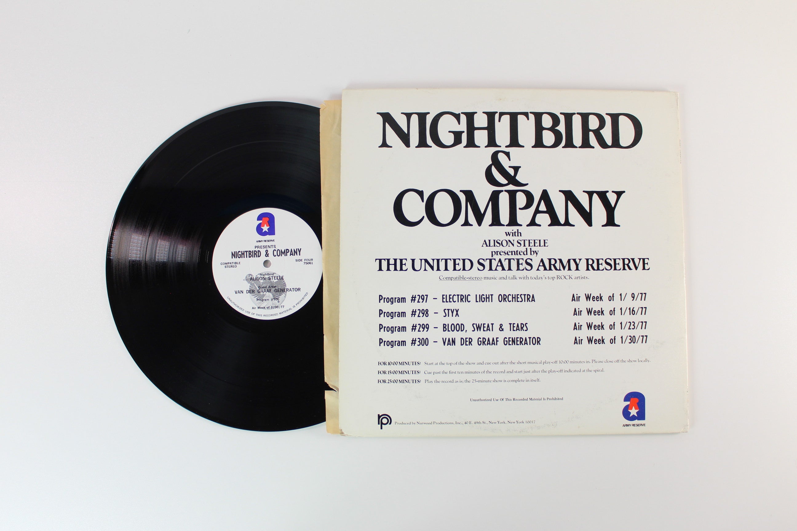 Electric Light Orchestra / Styx / Van Der Graaf Generator / Styx - Nightbird & Company: Cosmic Connections Army Reserve Radio Broadcast